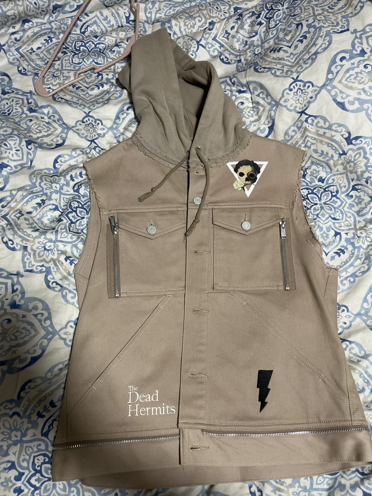 Jun Takahashi Undercover SS19 Hooded Vest "Dead Hermits" Size US S / EU 44-46 / 1 - 3 Thumbnail
