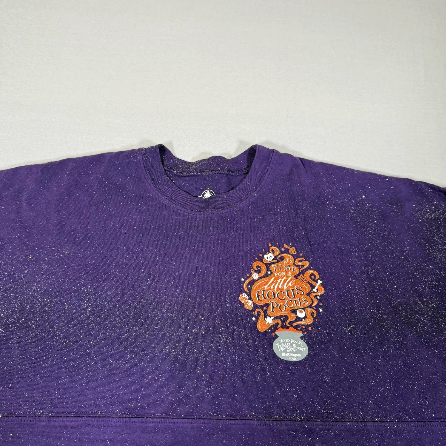 Disney Disney Spirit Jersey Shirt Mens Large Purple Hocus Pocus Villain Glitter 2019 Size US L / EU 52-54 / 3 - 2 Thumbnail