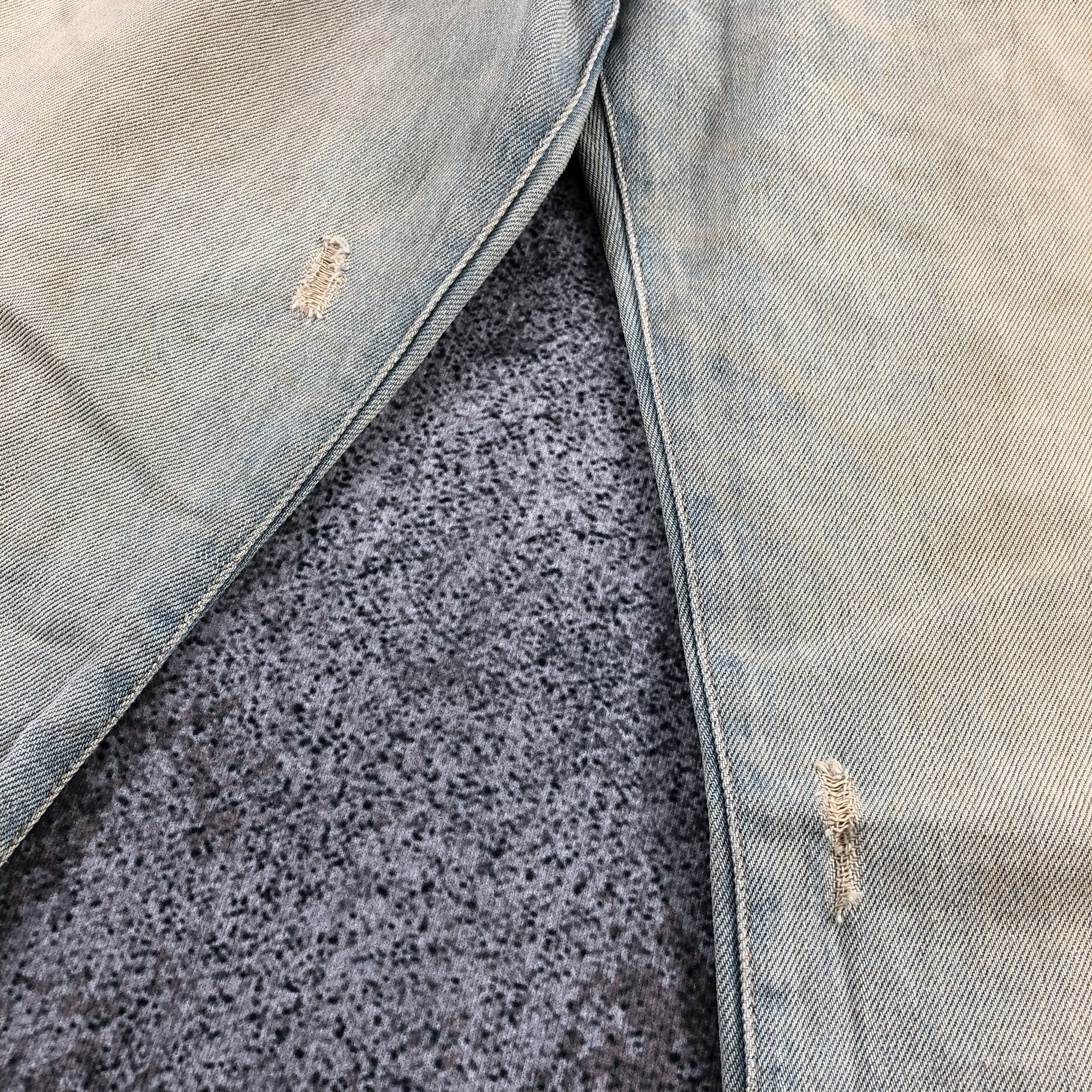 Japanese Brand Ossa Mondo Jeans Rusty Faded Blue Denim KJ750 Size US 34 / EU 50 - 8 Thumbnail