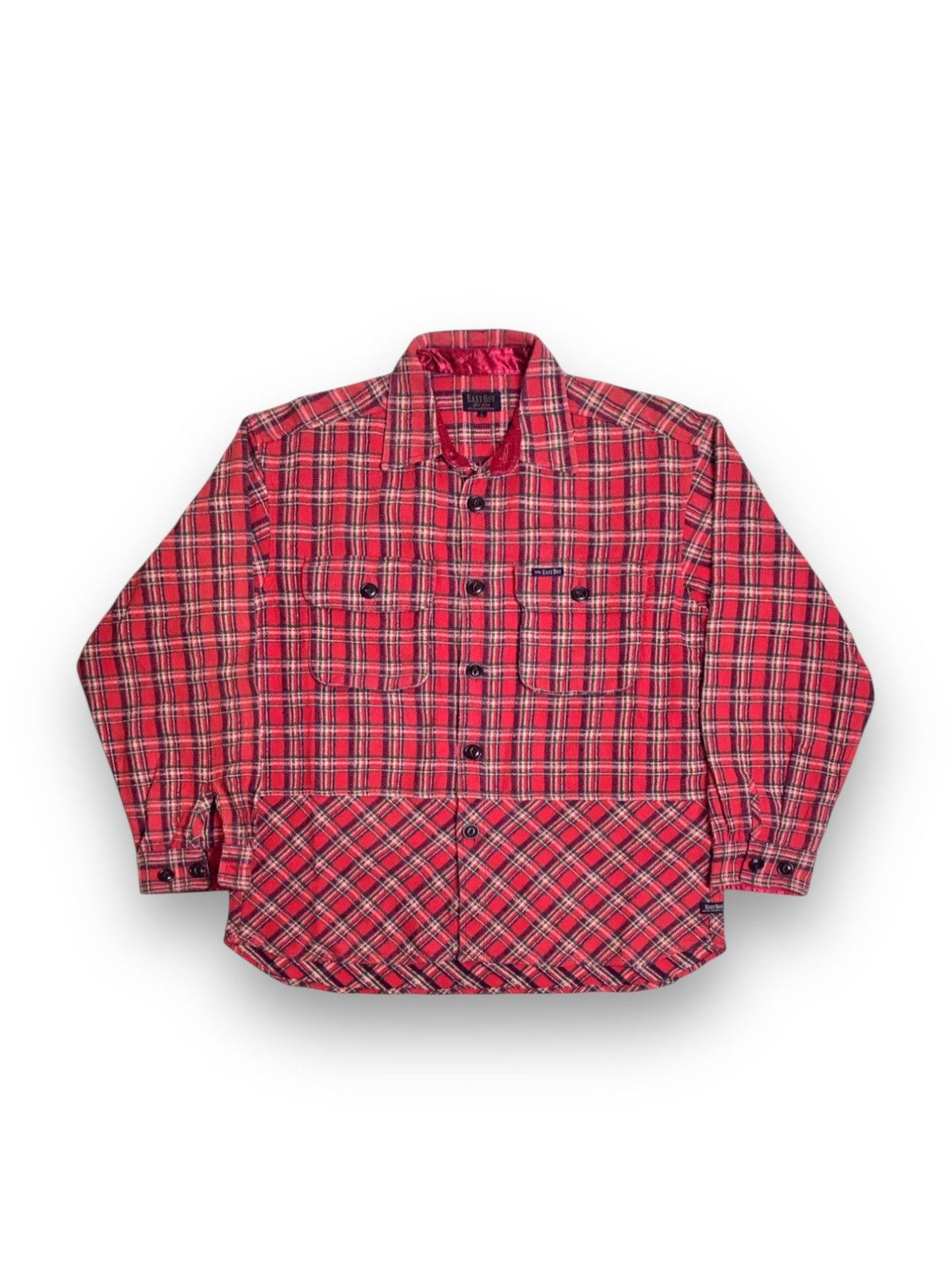 Vintage East Boy Double Pocket Vintage Plaid Outer Flannel Size US XL / EU 56 / 4 - 1 Thumbnail