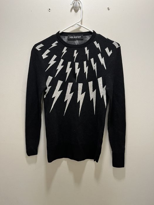 Neil barrett clearance lightning bolt sweater