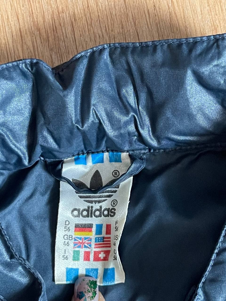 Adidas × Vintage Vintage 90s Adidas Nylon Windbreaker Track Jacket Size US XL / EU 56 / 4 - 11 Thumbnail
