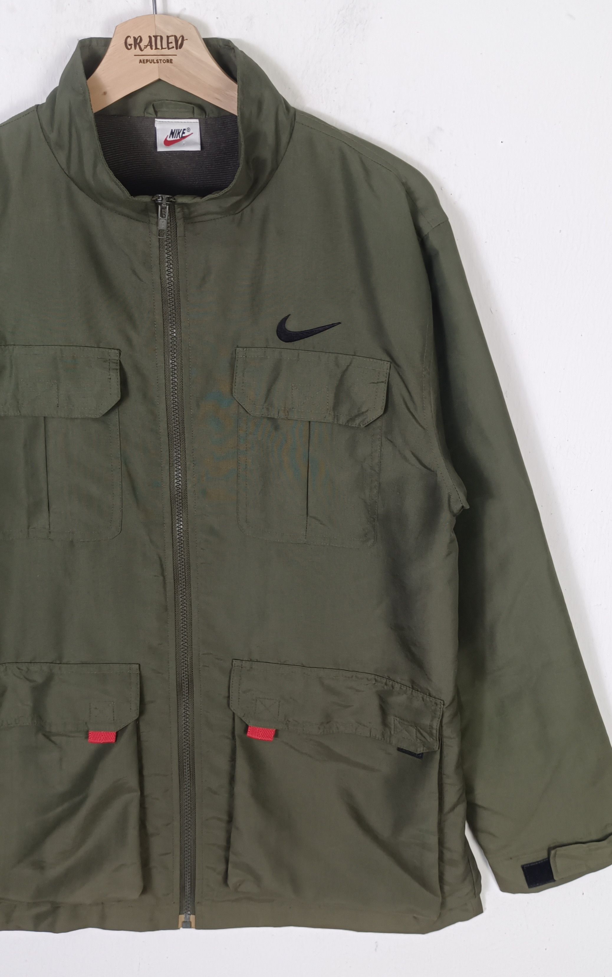 Nike Vintage Nike Tactical Pocket Small Swoosh Size US L / EU 52-54 / 3 - 2 Thumbnail