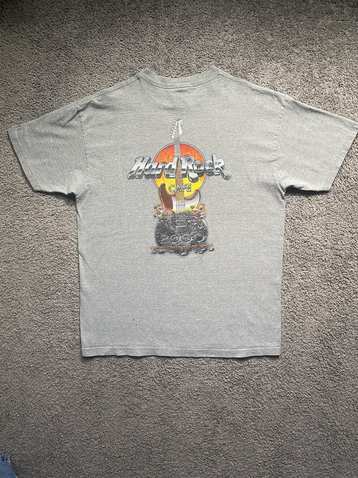 Hard Rock Cafe × Vintage Vintage Y2K Hard Rock Tee Shirt Size US XL / EU 56 / 4 - 1 Thumbnail