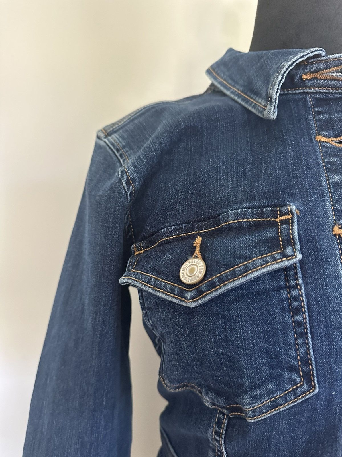 7 For All Mankind 7 FOR ALL MANKIND Washed Mini Denim Shirtdress Size S / US 4 / IT 40 - 6 Thumbnail