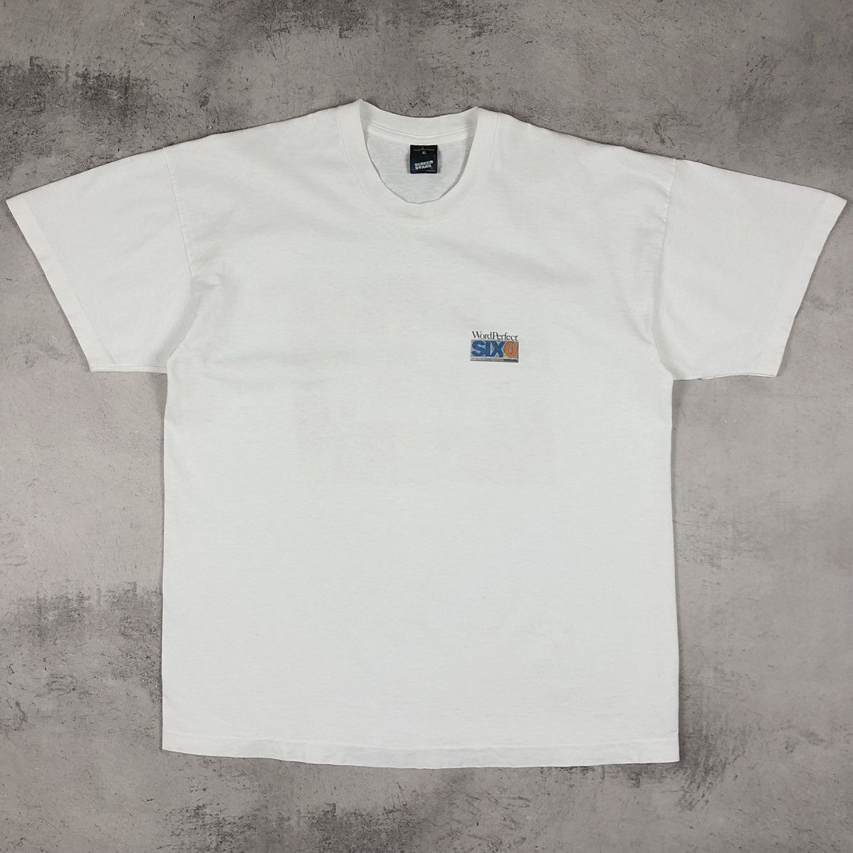 Microsoft Windows SIX.O Word Perfect Microsoft Tee Size US XL / EU 56 / 4 - 5 Thumbnail