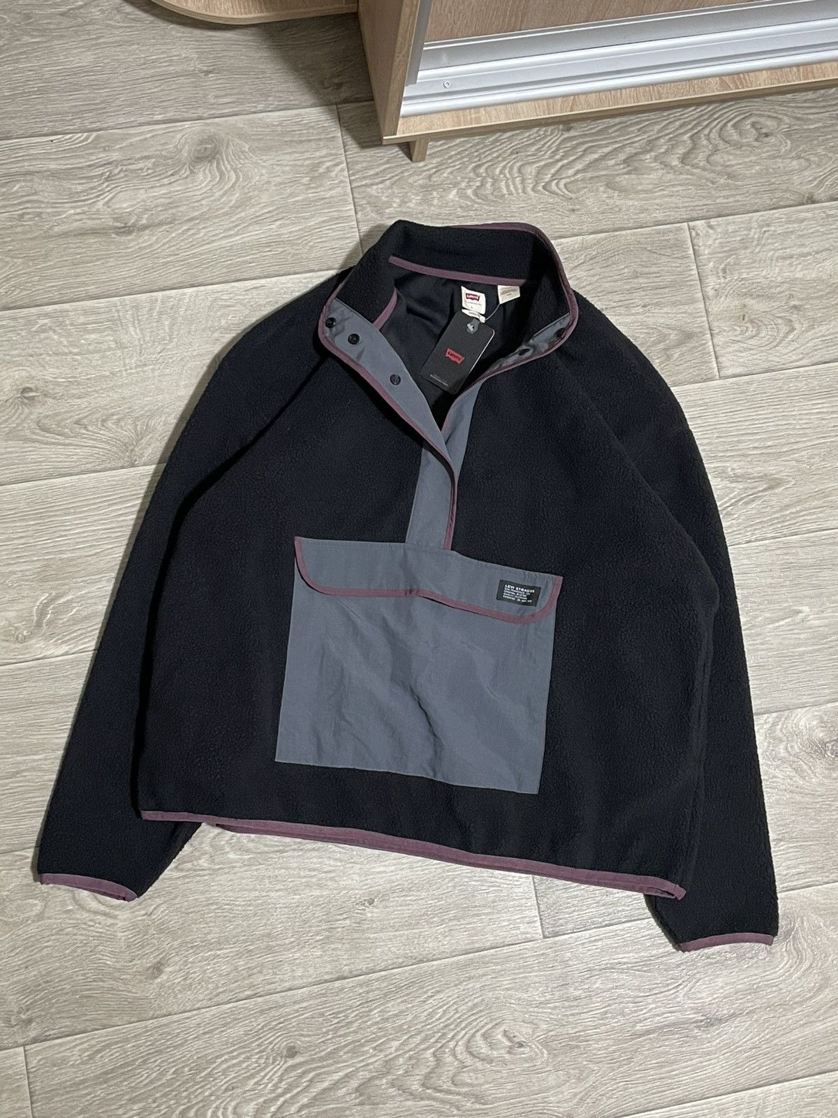 Levi's × Vintage Levi’s Fleece Sherpa Jacket Black Size US L / EU 52-54 / 3 - 1 Thumbnail