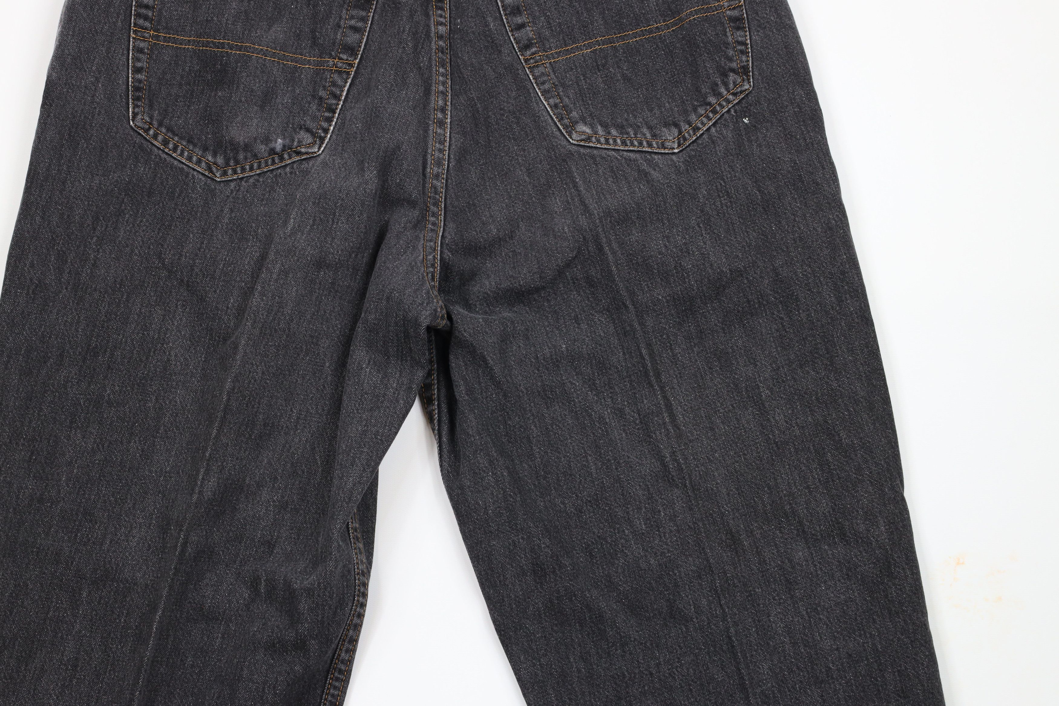 Tommy Hilfiger × Vintage Vintage 90s Tommy Hilfiger Fit Wide Leg Denim Jeans Black Size US 36 / EU 52 - 10 Thumbnail