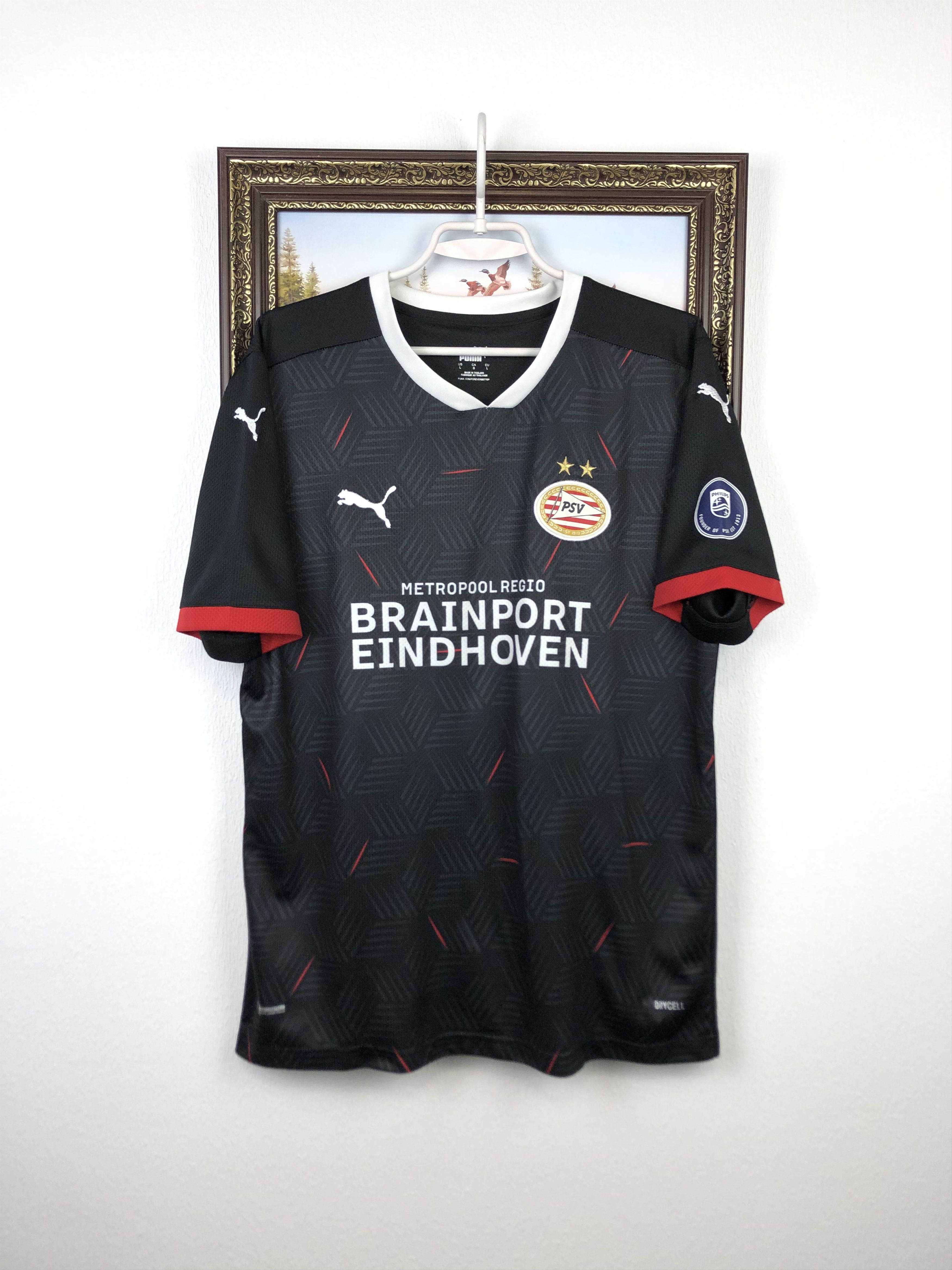 Puma PSV Eindhoven football shirt 2020 Soccer #17 Richard Jersey Size US L / EU 52-54 / 3 - 3 Thumbnail