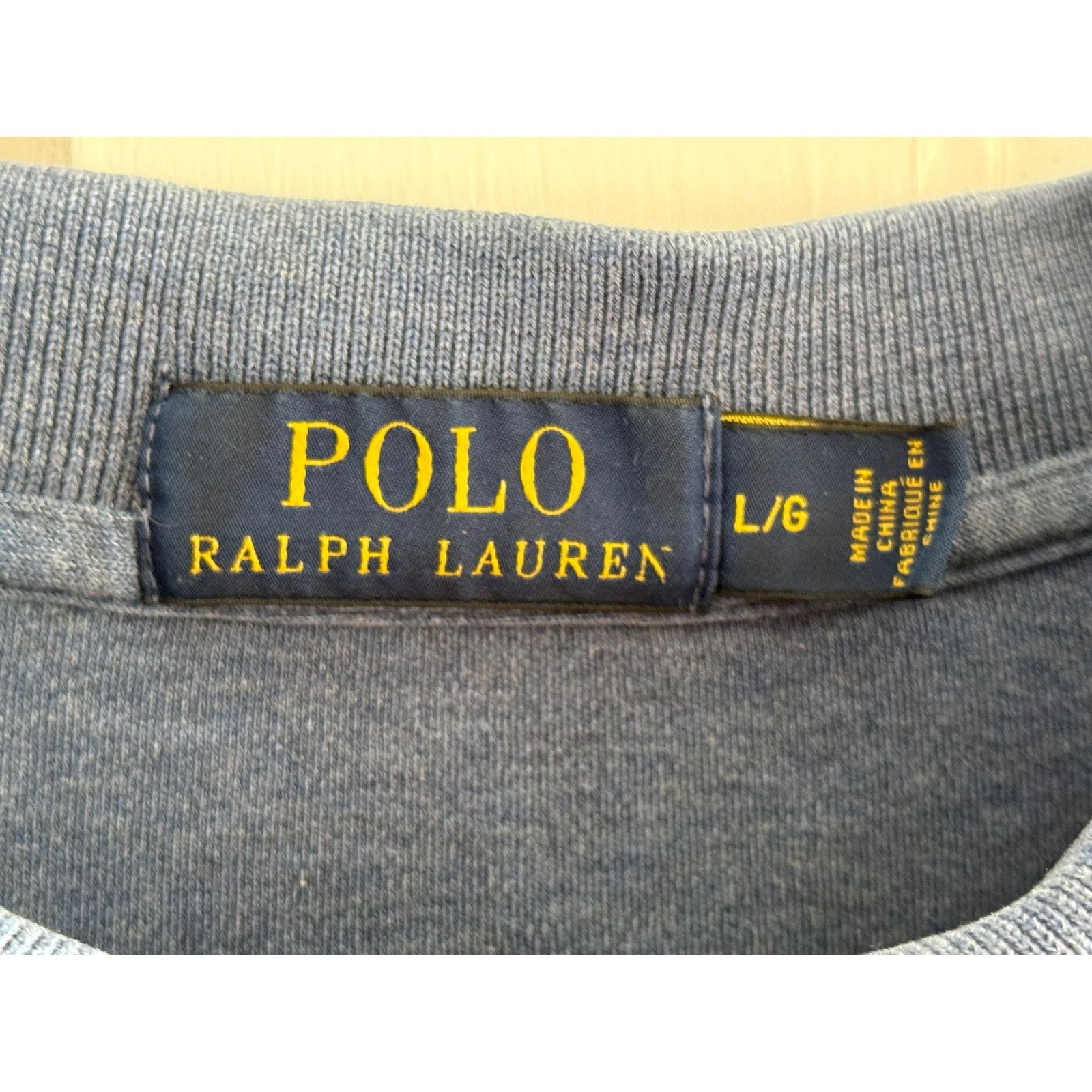 Polo Ralph Lauren Copied - Polo Ralph Lauren Blue Grey Polo Green Pony Large Size US L / EU 52-54 / 3 - 2 Thumbnail