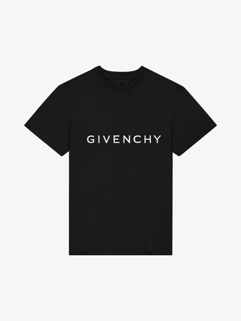 Givenchy o1w1db10426 Oversized Fit T-Shirt in Black Size US XL / EU 56 / 4 - 1 Thumbnail