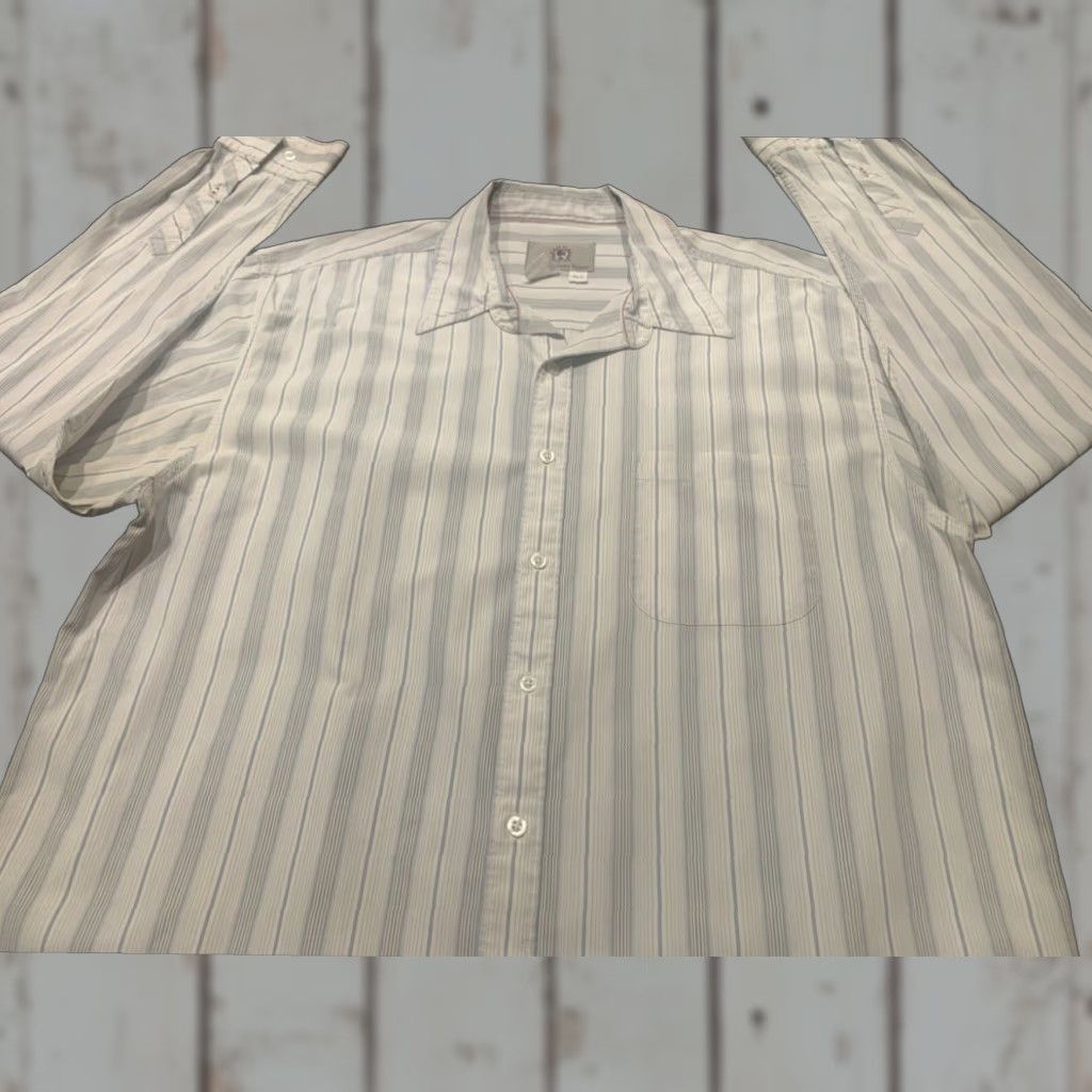 The Territory Ahead Territory Ahead Striped Button Up Shirt Adult XLT Long Sleeve Multicolor Mens Size US XL / EU 56 / 4 - 1 Thumbnail
