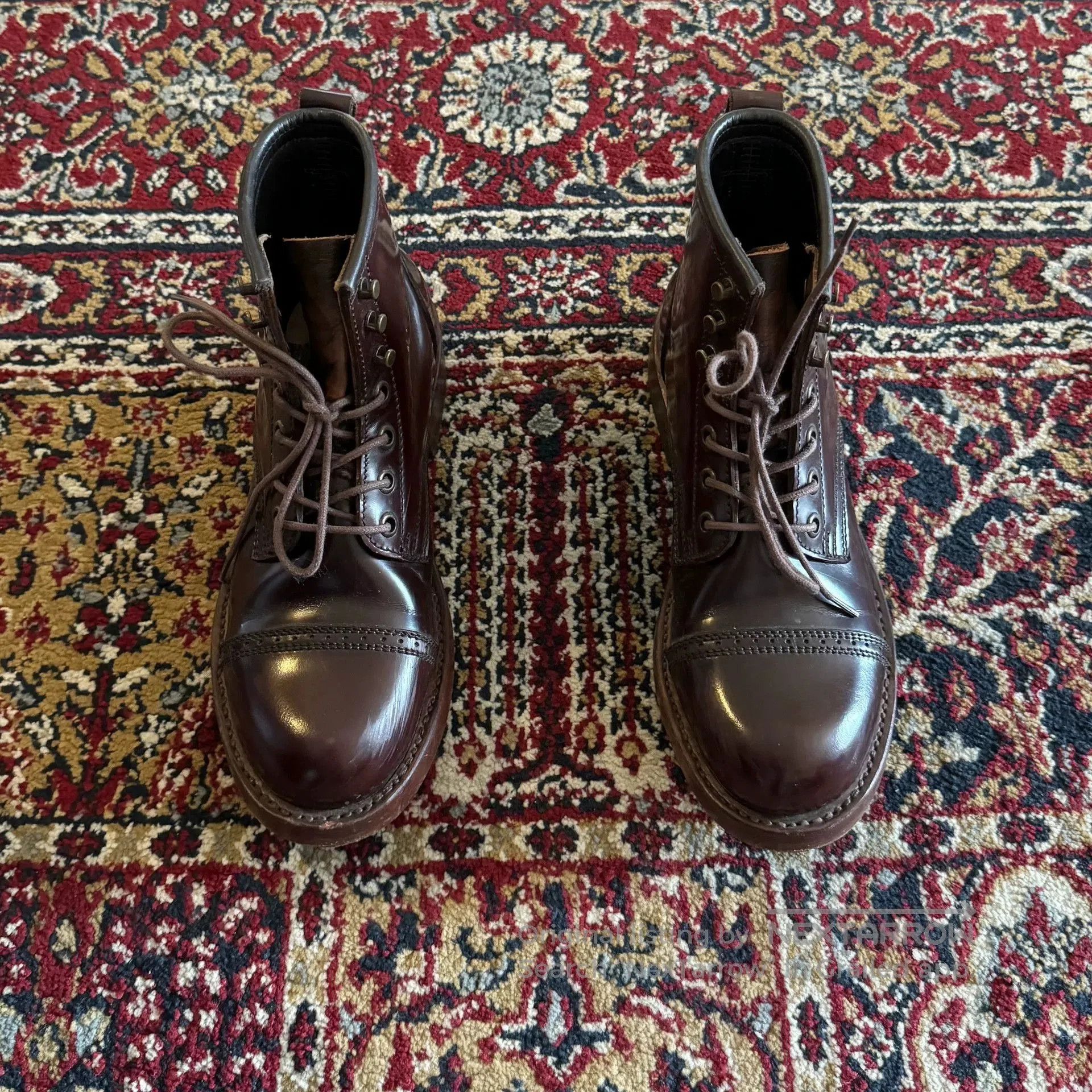 Vintage Brown Horsehide Work Boots Size 37. Size US 6 / IT 36 - 1 Thumbnail