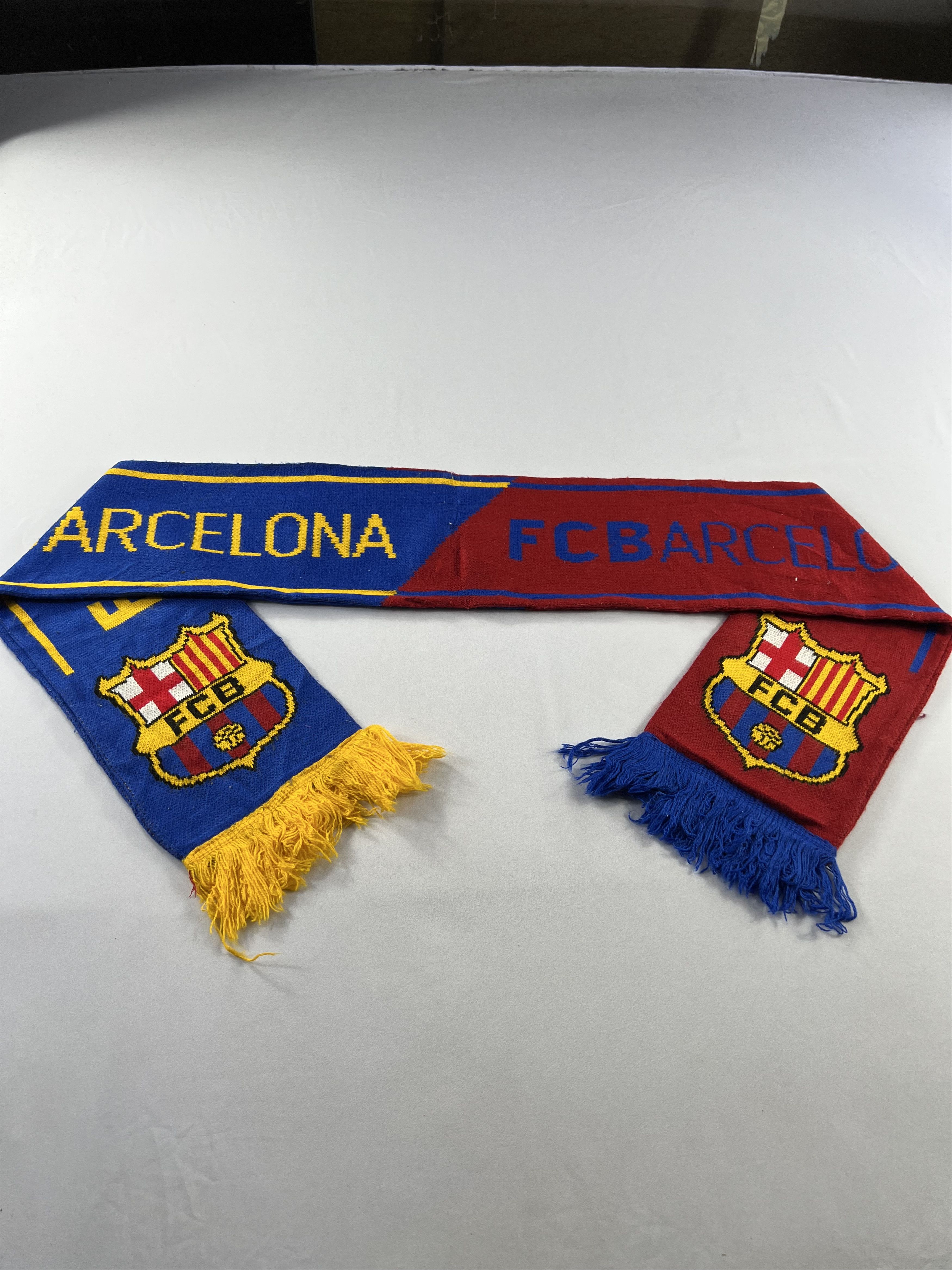 Vintage Barcelona Scarf / Muffler / Neckwear P1041 Size ONE SIZE - 2 Thumbnail