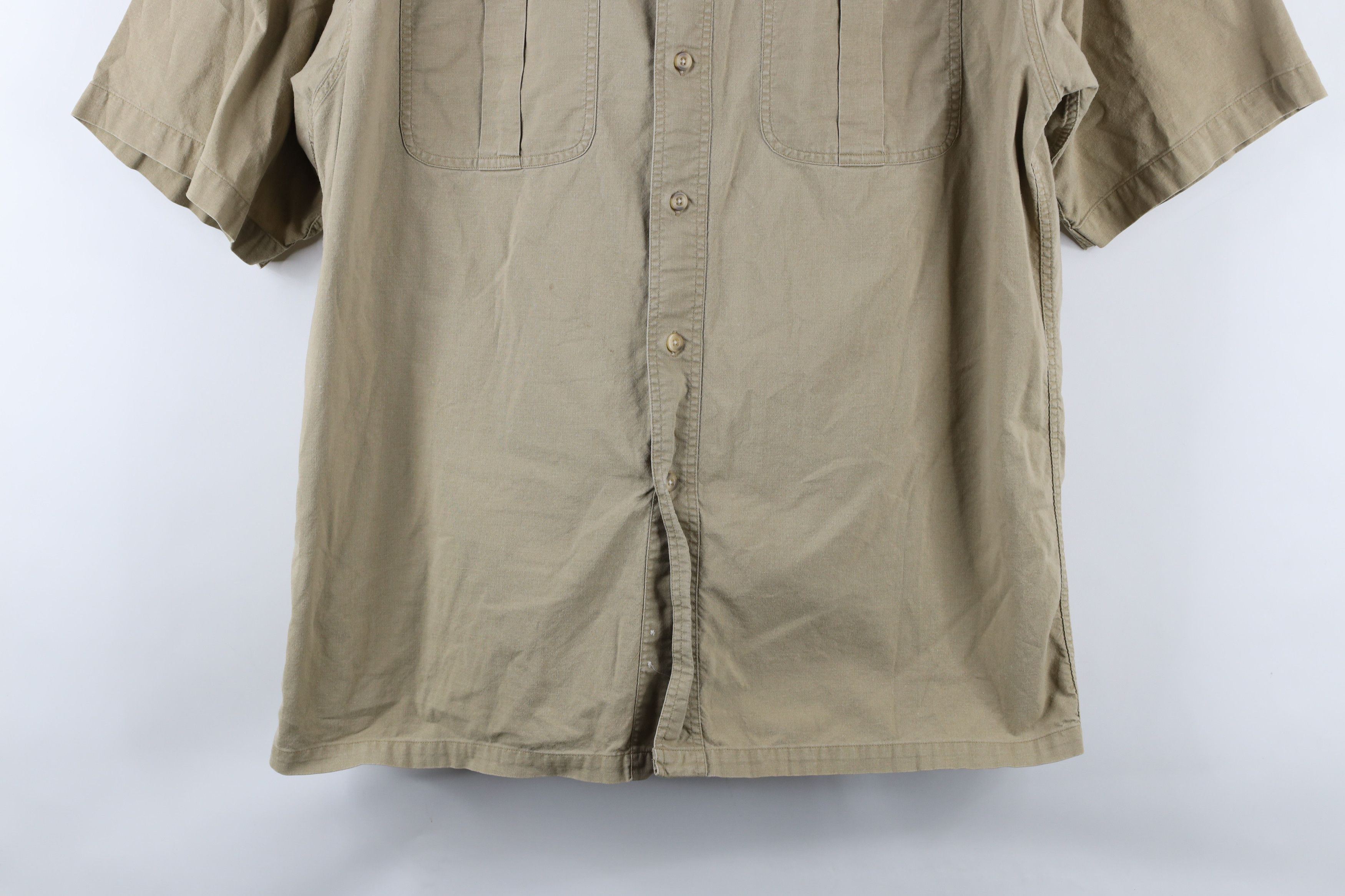 Vintage Vintage 90s Streetwear Short Sleeve Collared Button Shirt Size US L / EU 52-54 / 3 - 3 Thumbnail