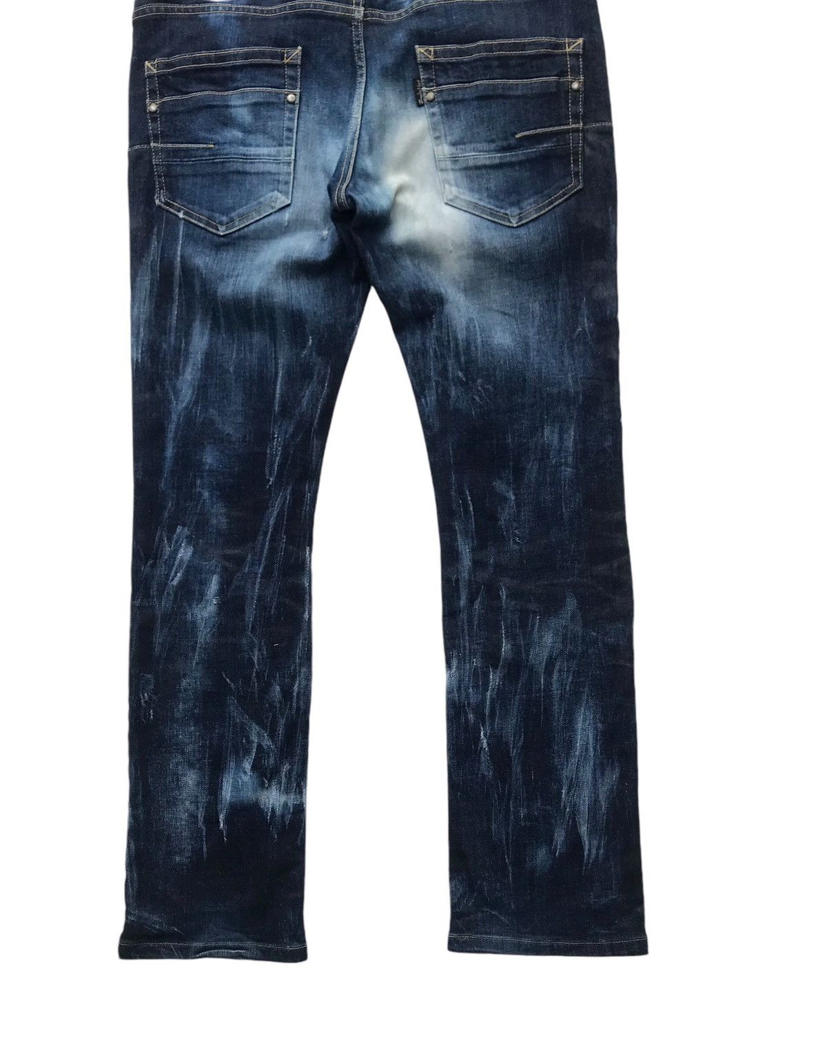 If Six Was Nine Tornado Mart Japan Bleached Distressed Denim Size US 34 / EU 50 - 10 Thumbnail