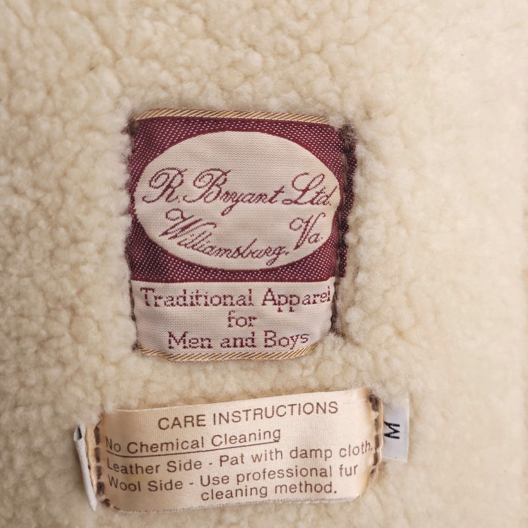 Vintage R Bryant Ltd. Coat Mens Medium Leather Wool Sherpa Winter Traditional Made USA Coat Mens M Brown Overcoat Vintage No Size US M / EU 48-50 / 2 - 6 Thumbnail