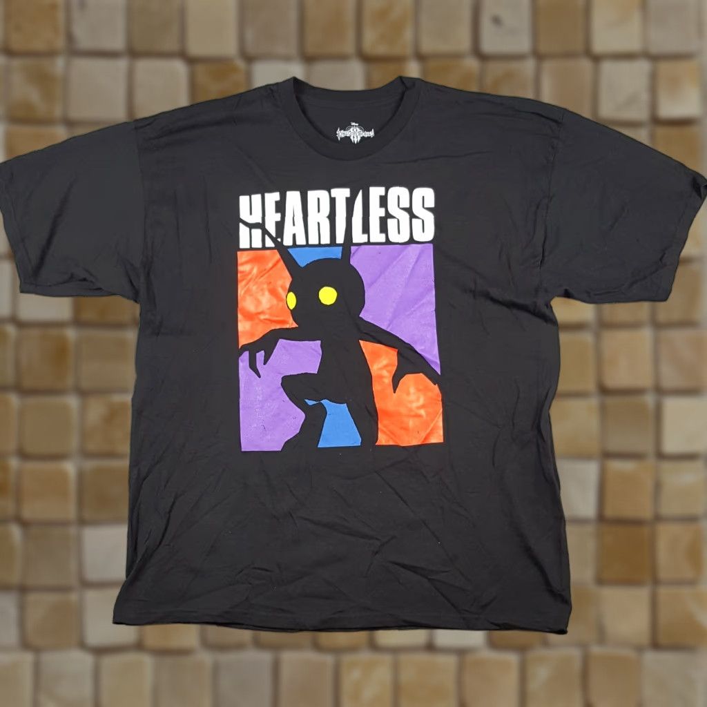 Disney VINTAGE Kingdom Hearts 3 Heartless PlayStation Promo Men's Size 2X Gaming Sony Shirt Size US XXL / EU 58 / 5 - 1 Thumbnail
