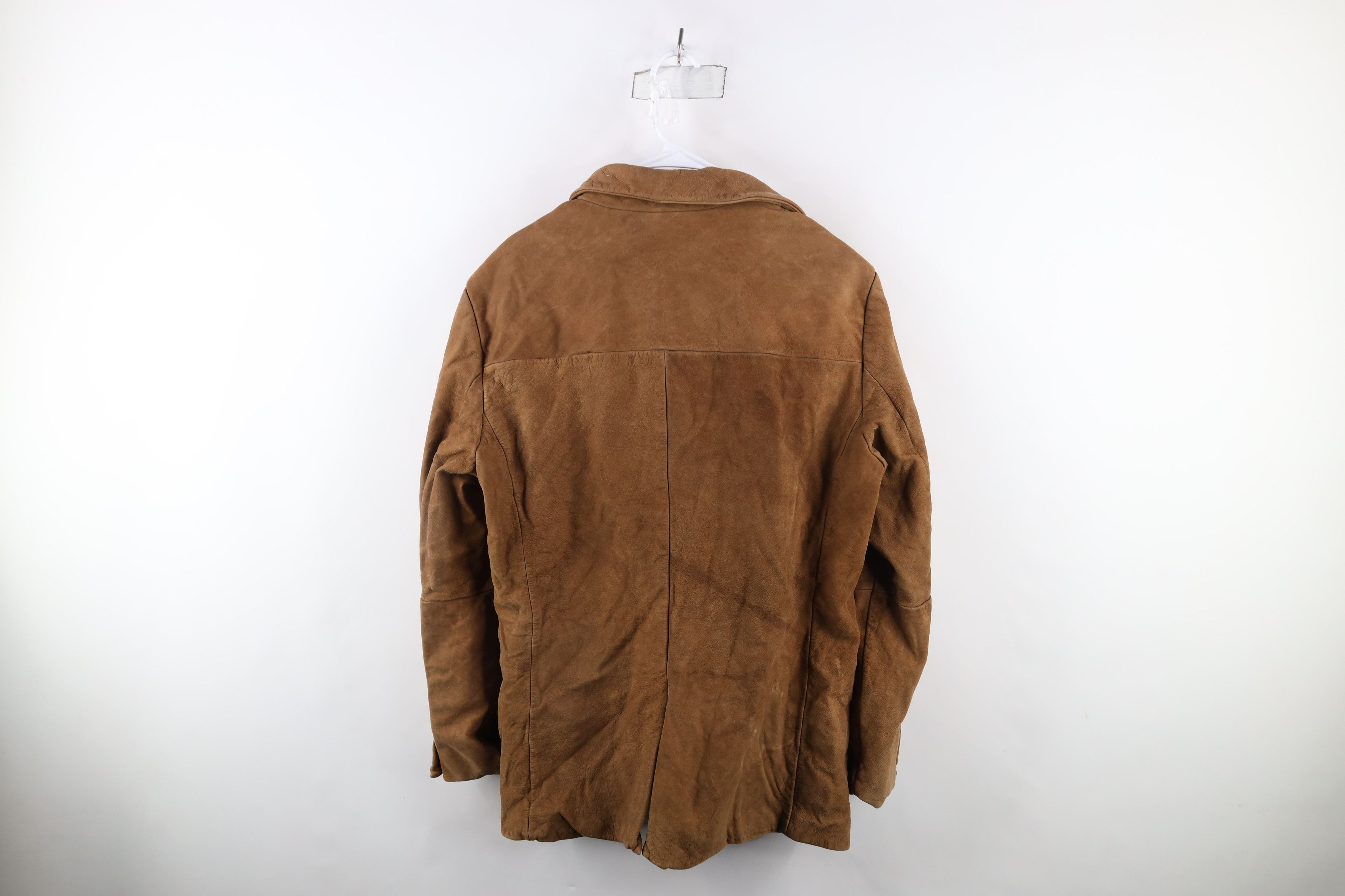 Vintage Vintage 90s Streetwear Leather Sport Coat Blazer Jacket Size US L / EU 52-54 / 3 - 16 Thumbnail