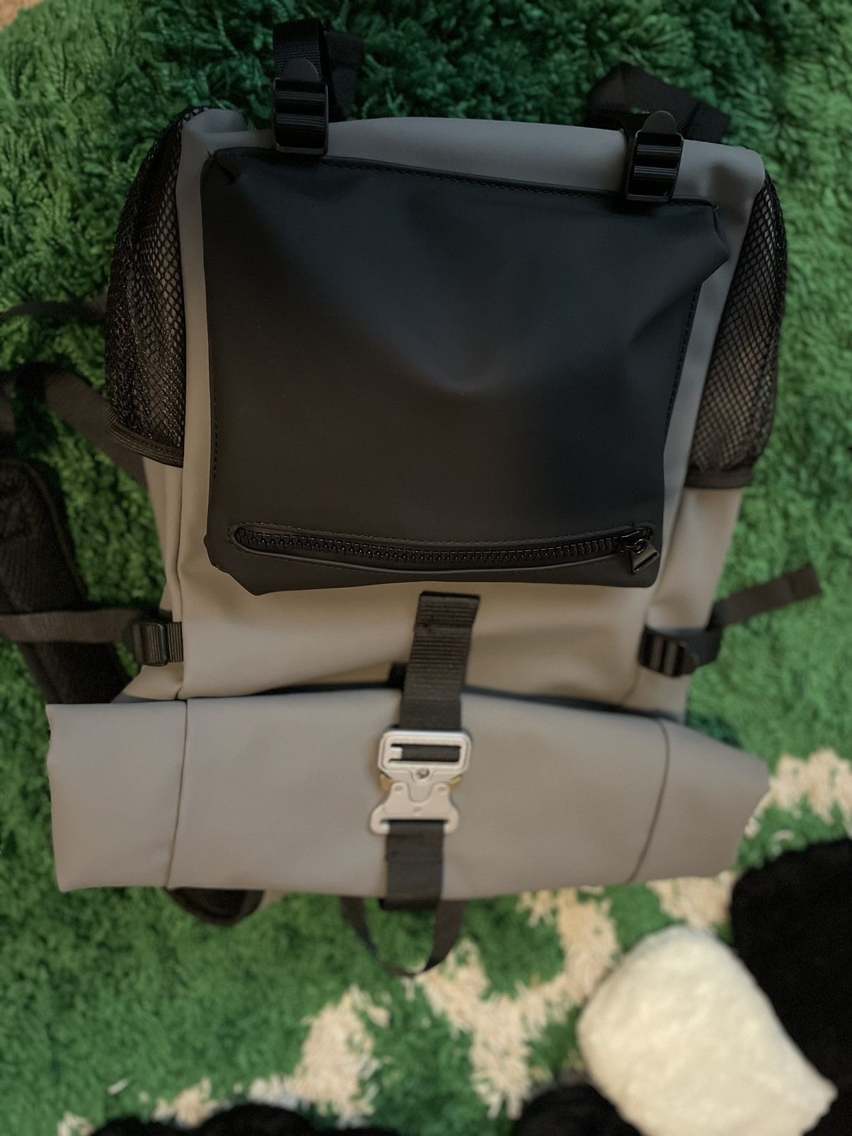 Other Metal buckle roll top backpack bag book duffle rollercoaster Size ONE SIZE - 5 Thumbnail