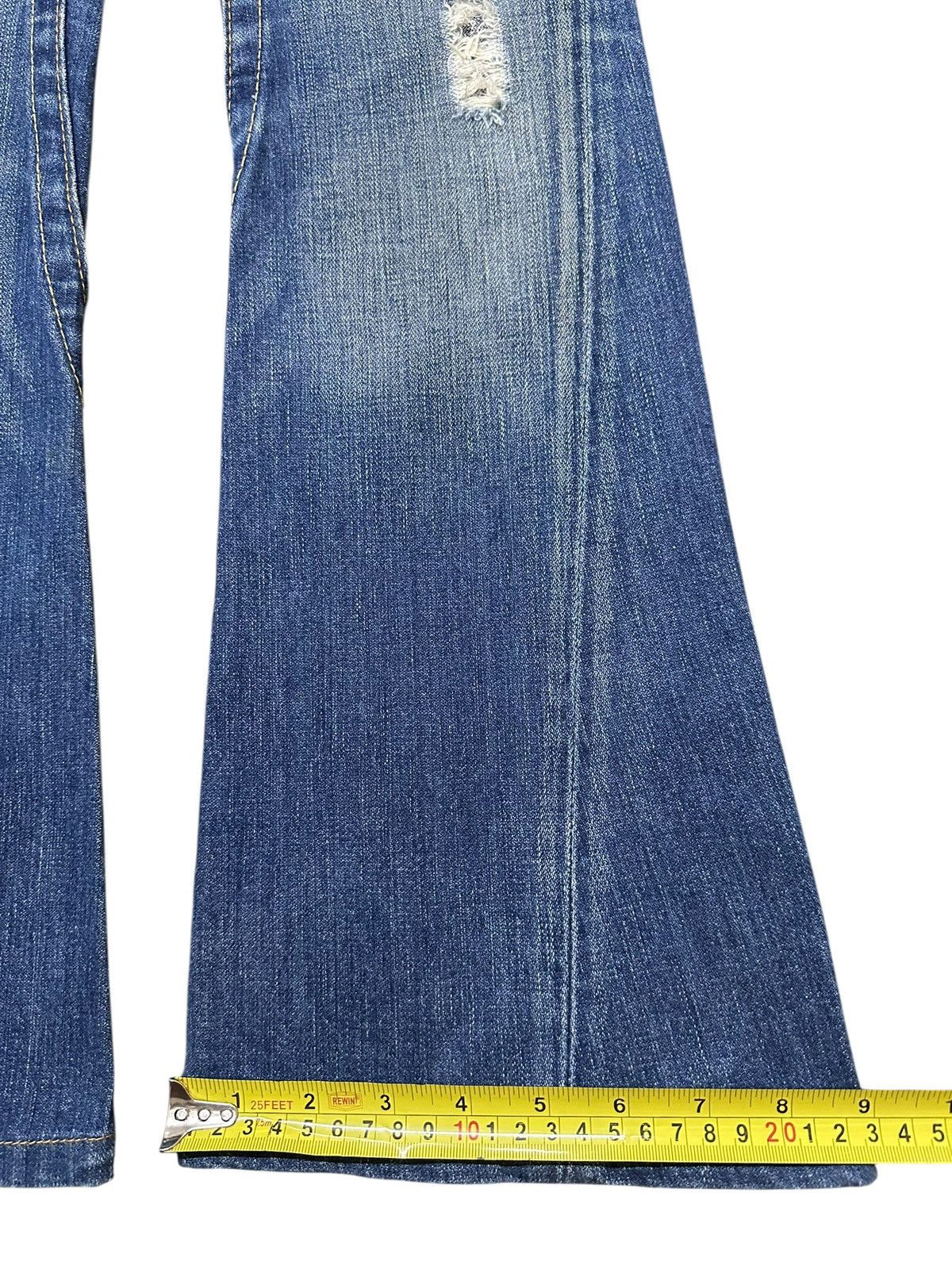 True Religion Vintage Usa True Religion Blue Faded Wash Bootcut Jeans Size 27" / US 4 / IT 40 - 18 Thumbnail