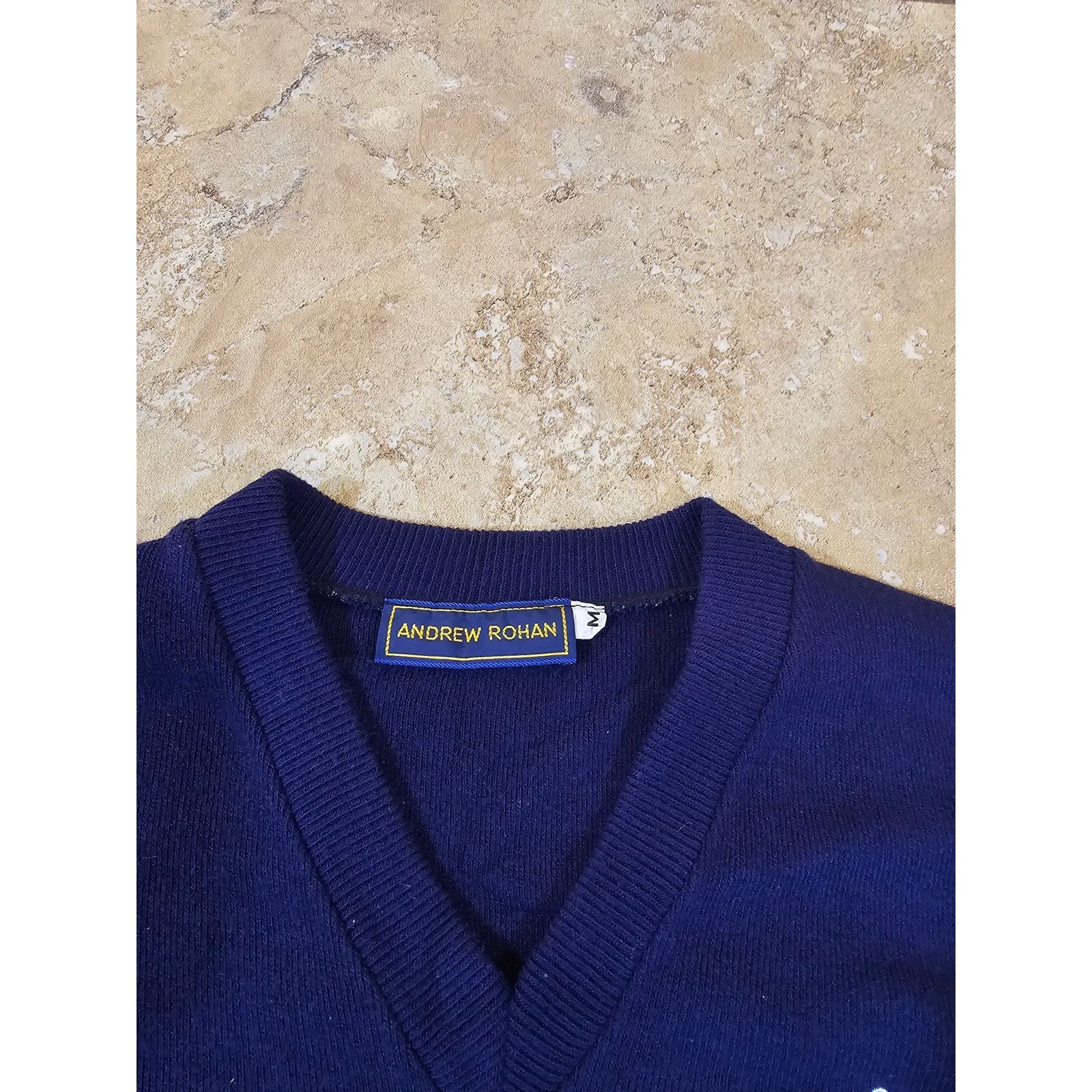 Other New York Rangers V-Neck Knit Sweater Rohan Sz M 1980s Size US M / EU 48-50 / 2 - 4 Thumbnail