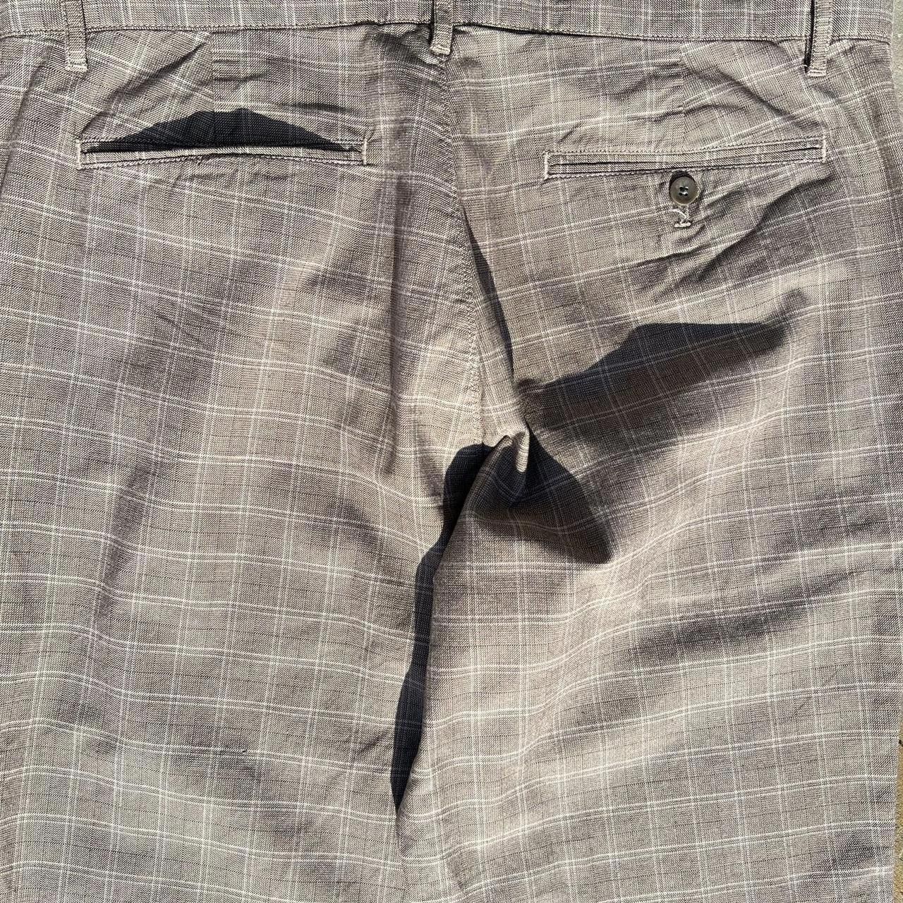 Banana Republic Tan Plaid Pattern Trousers Dress Pants Size US 36 / EU 52 - 5 Thumbnail