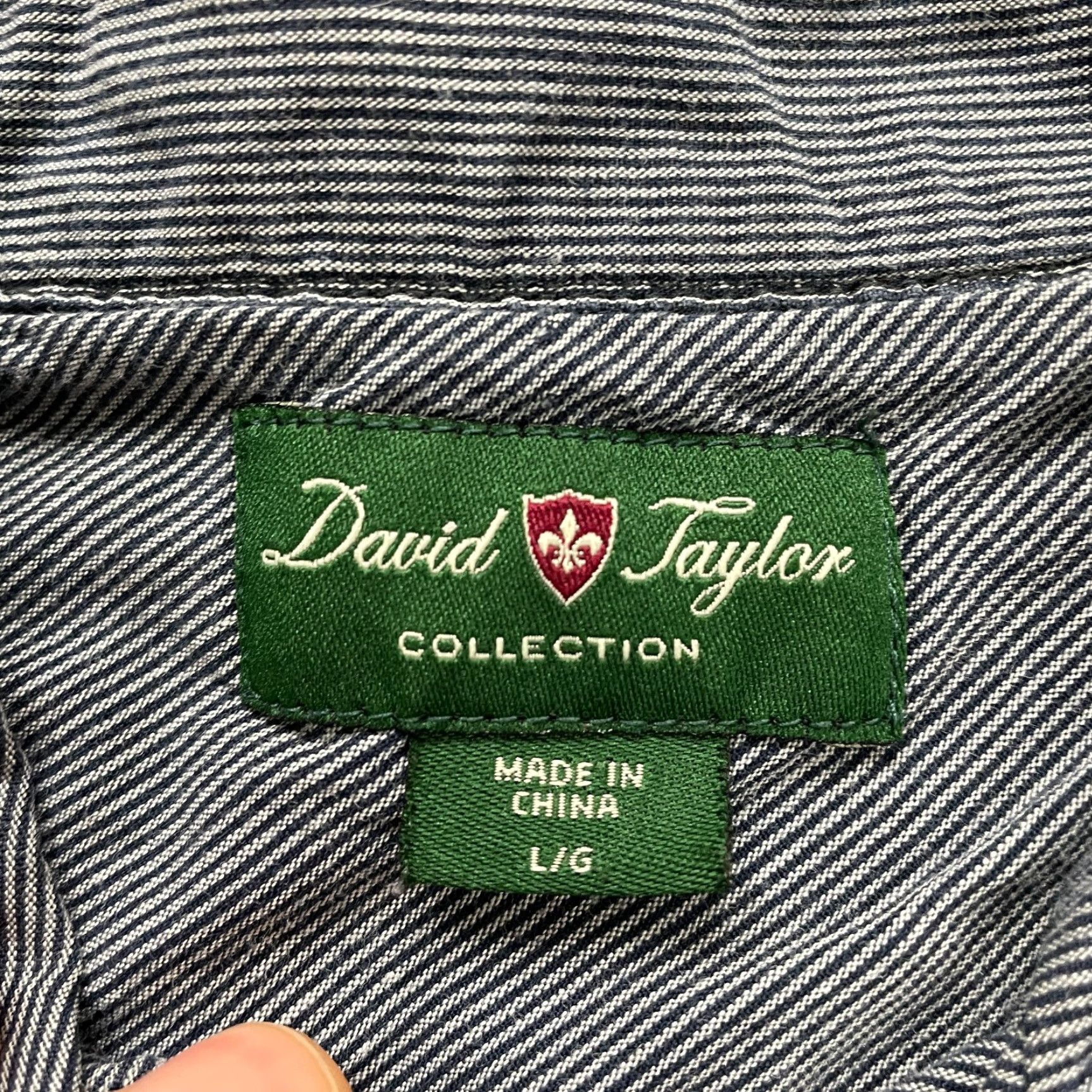 Vintage David Taylor Men Sweater Collared Knitted Pullover L Gray Regular Stretch Long Sleeve Size L Mens Knit Shirt Vintage No Size US L / EU 52-54 / 3 - 4 Thumbnail