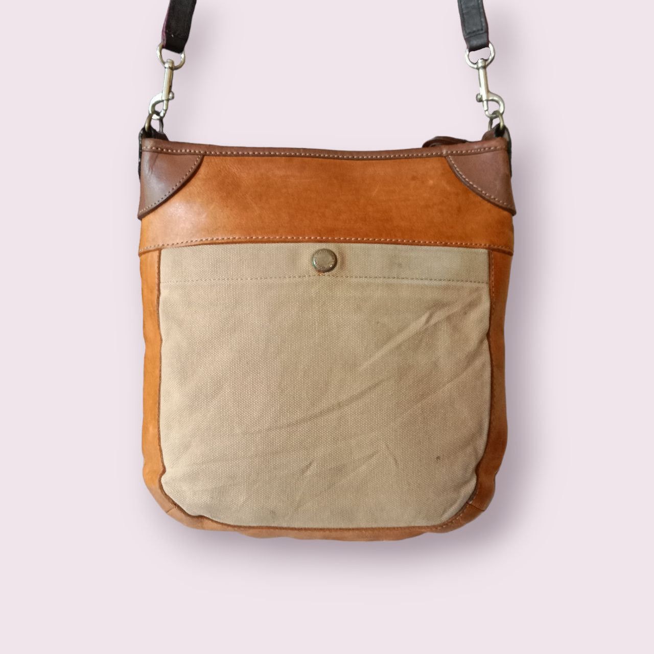 Leather × Vintage Vintage C'omodo + plus t Leather Crosbody Bag Size ONE SIZE - 4 Thumbnail