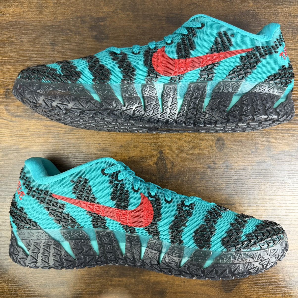Nike NEW Nike Ja 3 Scratch 3.0 Turbo Green Size 6 7.5W HF2793-300 Size US 6 / EU 39 - 4 Thumbnail