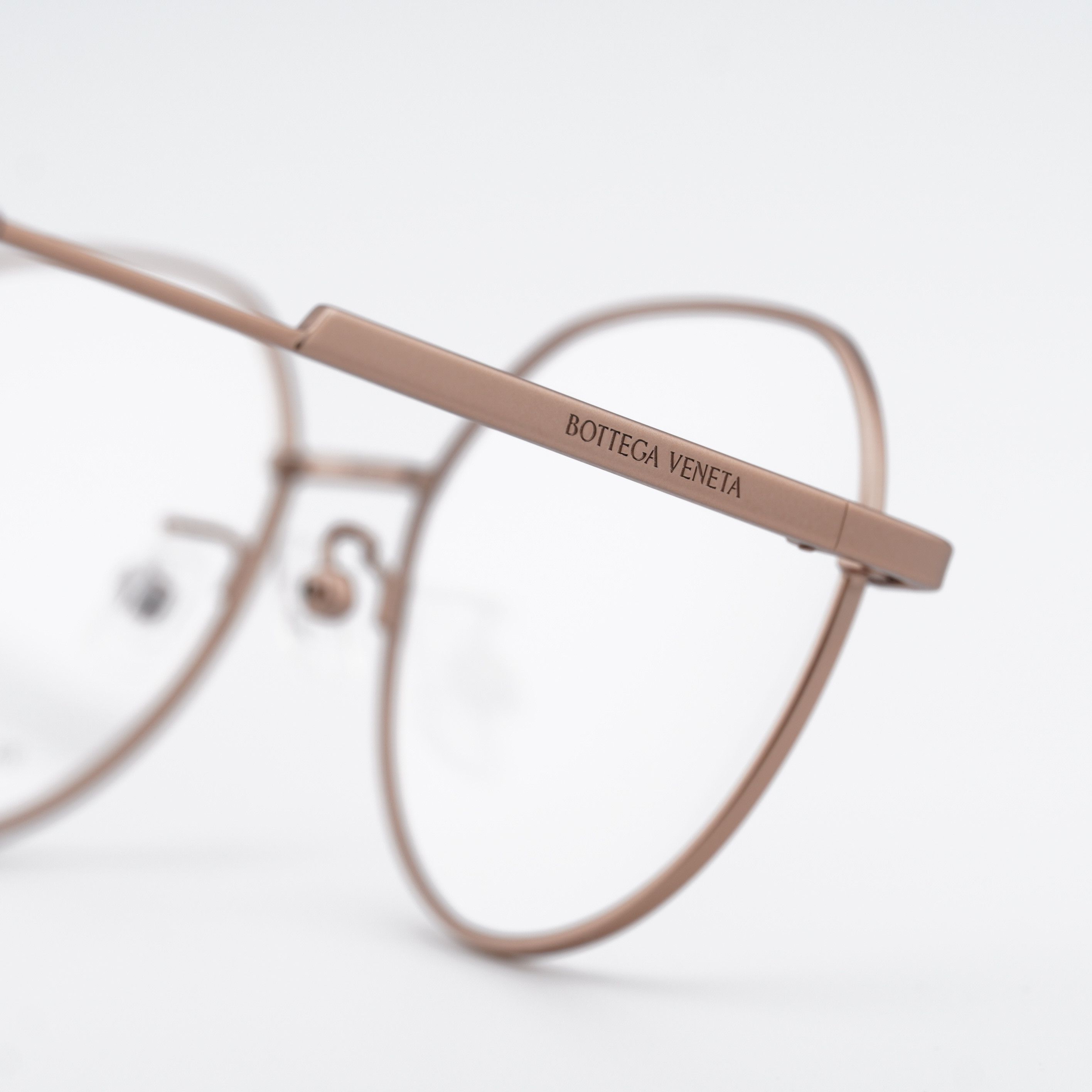 Bottega Veneta Bottega Veneta BV1076OA 001 Eyeglasses Gold 54mm Round Frame Size ONE SIZE - 10 Thumbnail