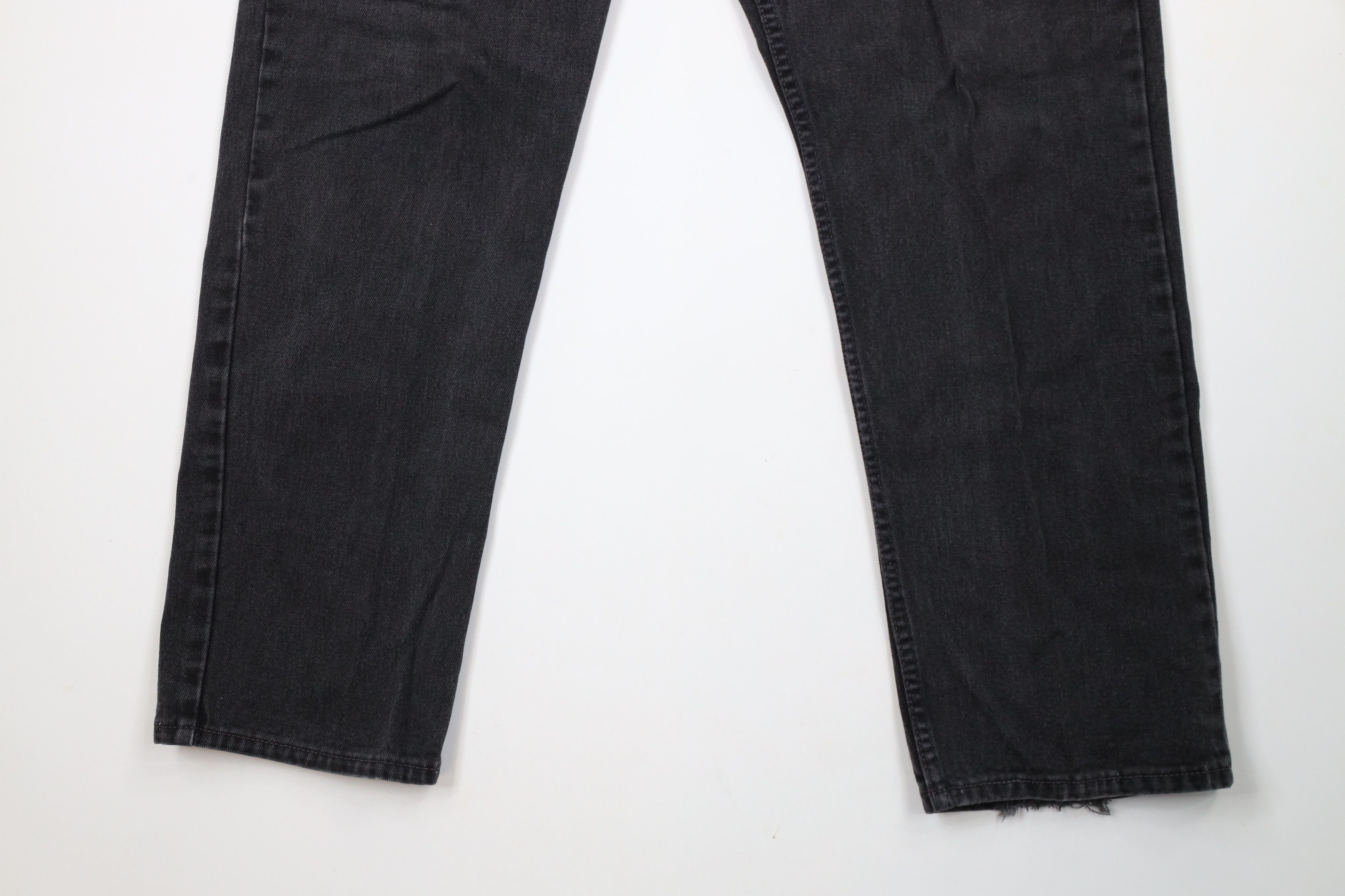 Levi's × Vintage Vintage Y2K 2003 Levis 505 Regular Fit Denim Jeans Black Size US 38 / EU 54 - 4 Thumbnail