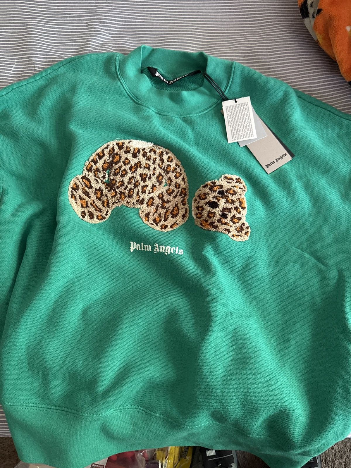 Palm Angels Palm angels PA leopard bear crewneck Size US M / EU 48-50 / 2 - 9 Thumbnail