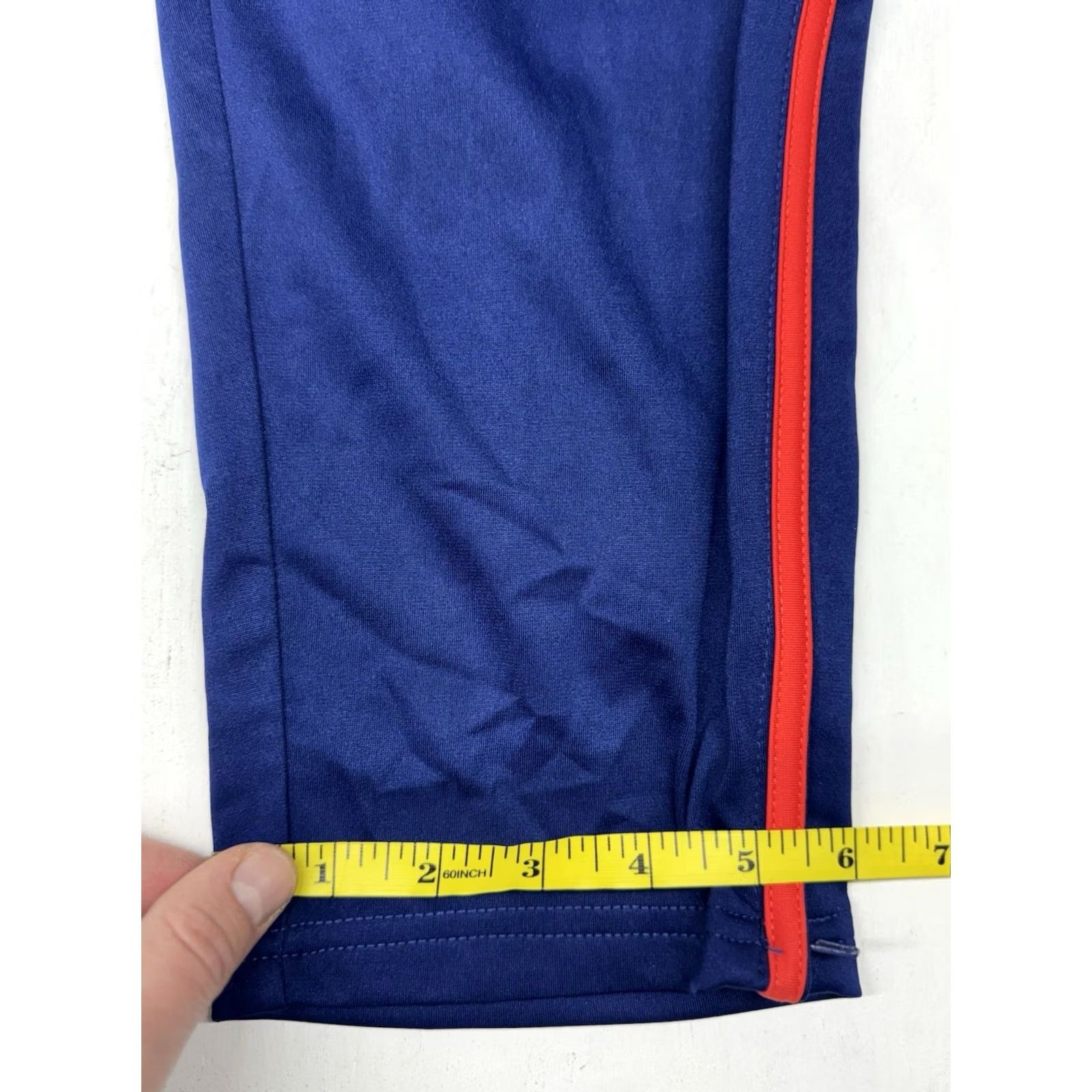 ESPIRIT Ted Lasso AFC RICHMOND Men's L Blue Track Pants Zippered Bottom Spirit Costume Size US 33 - 6 Thumbnail