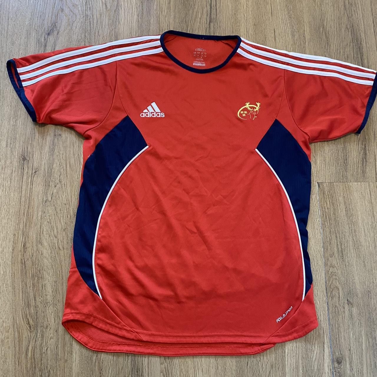Adidas Munster Rugby Adidas Shirt y2k 2000s Sportswear England Size US S / EU 44-46 / 1 - 1 Thumbnail