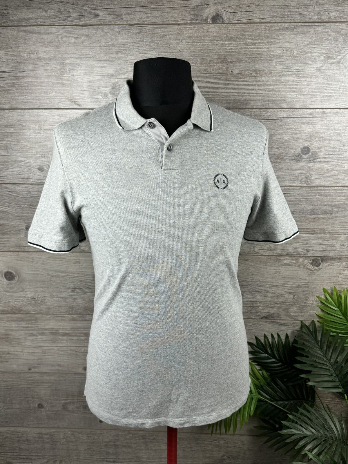 Armani Exchange × Designer Armani Exchange Polo Shirt Tee Luxury Size L Size US L / EU 52-54 / 3 - 6 Thumbnail