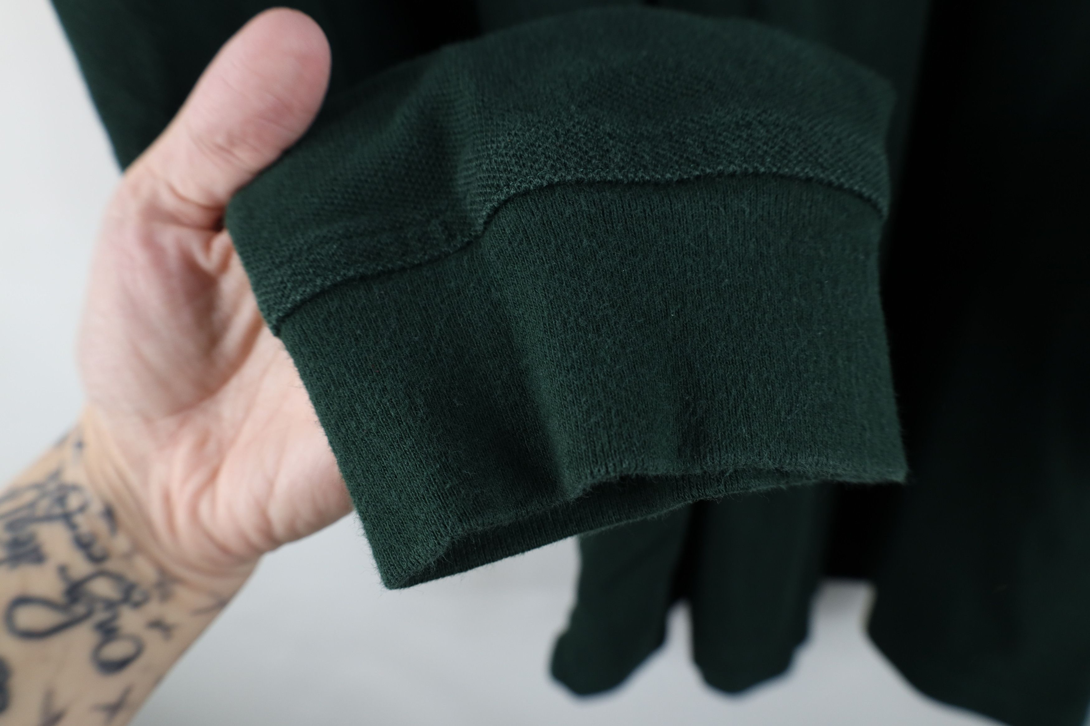 Brooks Brothers Vintage 90s Brooks Brothers Long Sleeve Rugby Polo Green Size US XL / EU 56 / 4 - 8 Thumbnail