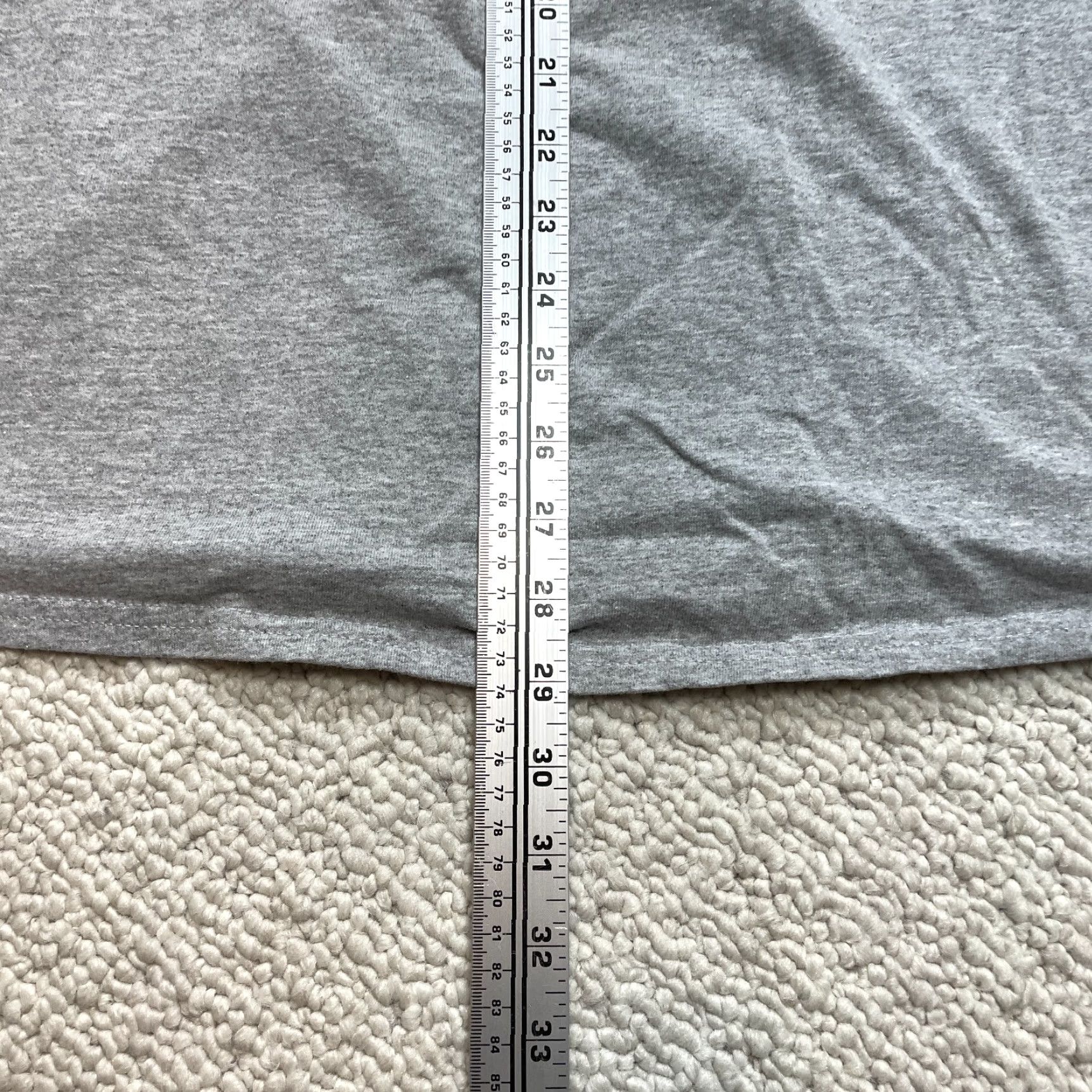 Gildan Gildan Heavy Cotton Shirt Mens 2XL Gray T-Shirt" Size US XXL / EU 58 / 5 - 7 Thumbnail