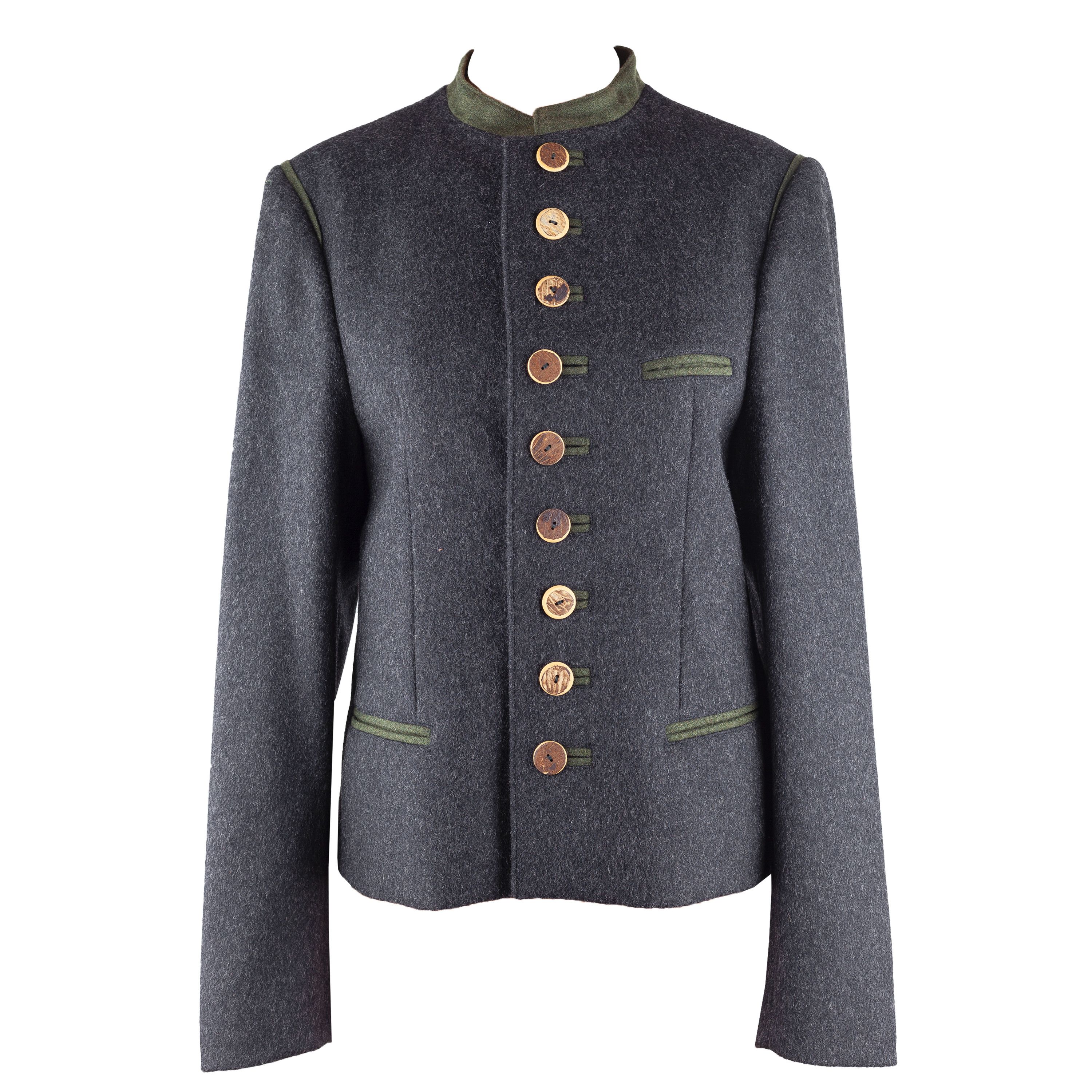 Dolce & Gabbana Vintage Austrian Gray Wool Jacket (M)