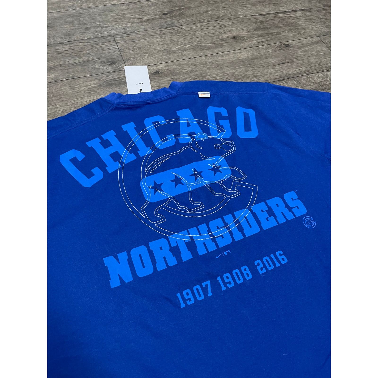 MLB × Nike NWT Chicago Cubs Nike Blue Shirt Sz 3XL Size US XXL / EU 58 / 5 - 2 Thumbnail