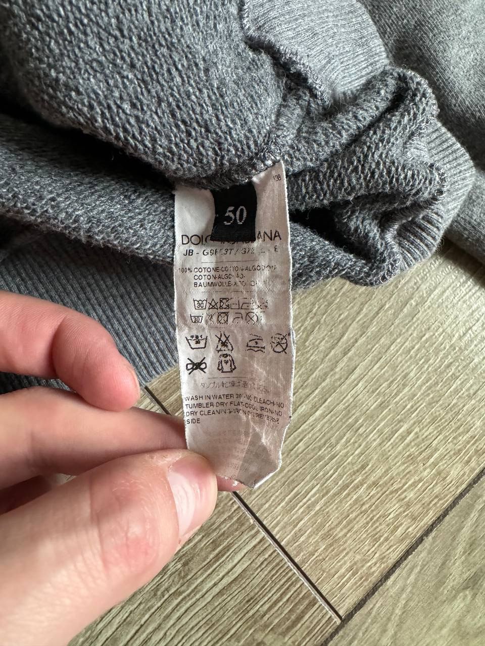Dolce & Gabbana Gray Dolce & Gabbana Sweatshirt Size US M / EU 48-50 / 2 - 4 Thumbnail