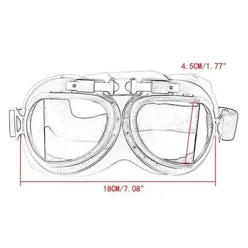 Other Vintage Motorcycle Goggles Size ONE SIZE - 4 Thumbnail