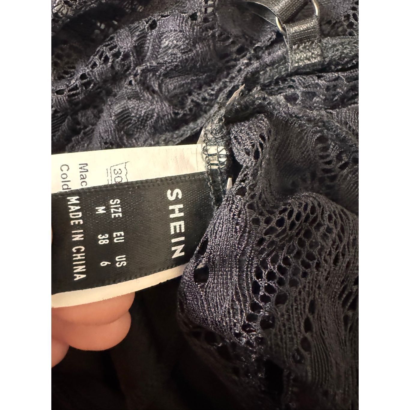 Other Black Lace Bodysuit | Sexy Floral Lingerie One-Piece – Size Medium Size M / US 6-8 / IT 42-44 - 7 Thumbnail