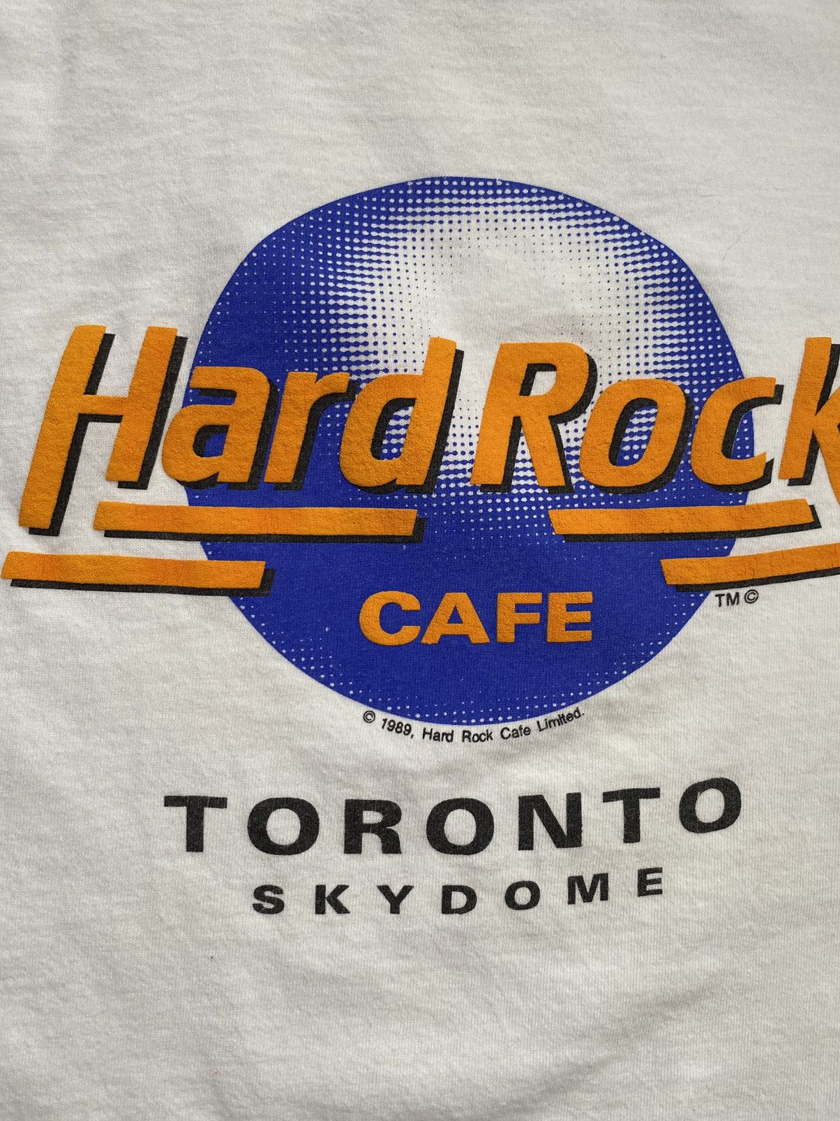 Hard Rock Cafe Vintage 1989 Hard Rock Cafe Toronto Skydom T Shirt Size US L / EU 52-54 / 3 - 2 Thumbnail