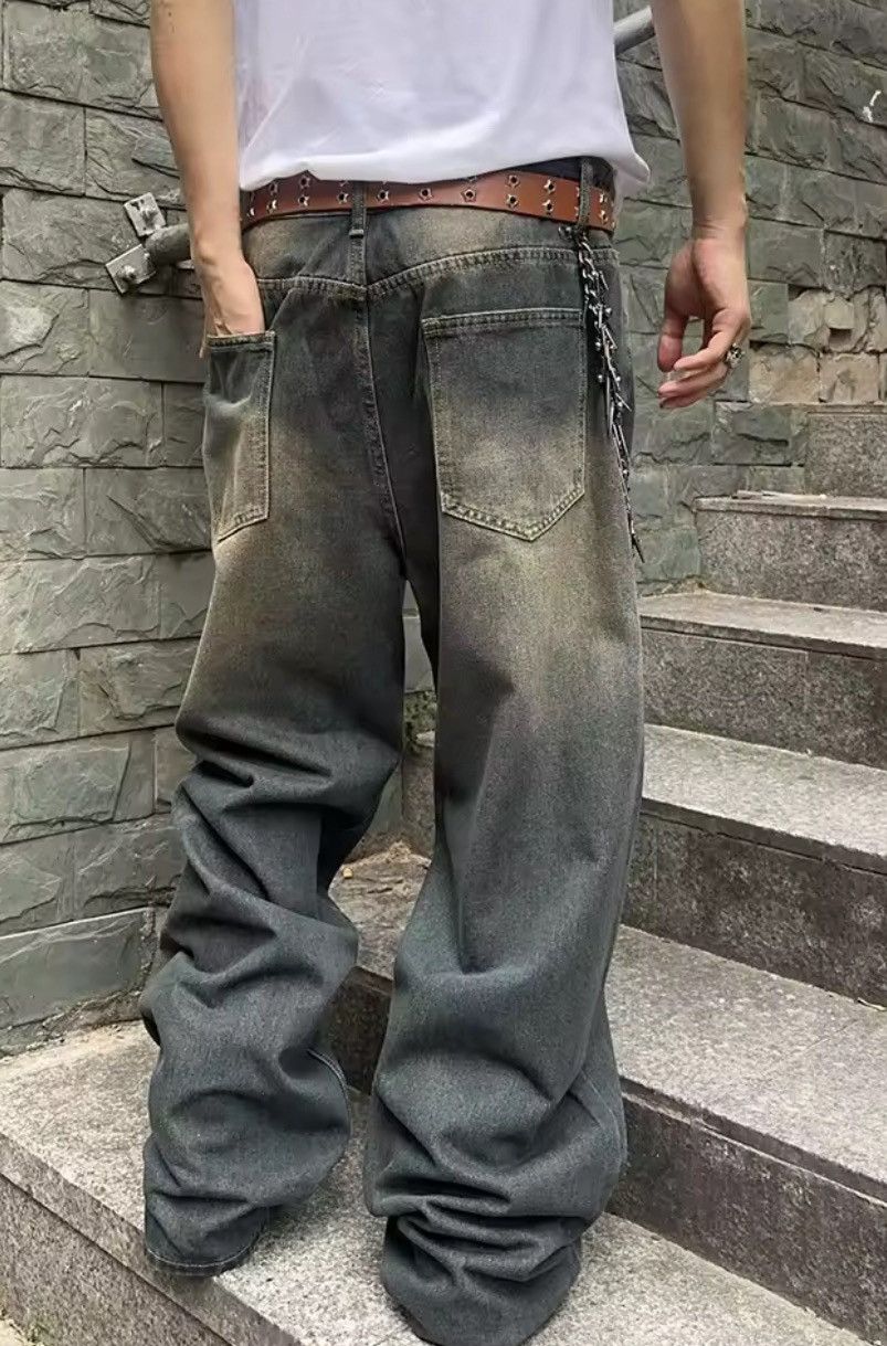 Jean Washed Baggy Denim Jeans Size US 28 / EU 44 - 4 Thumbnail