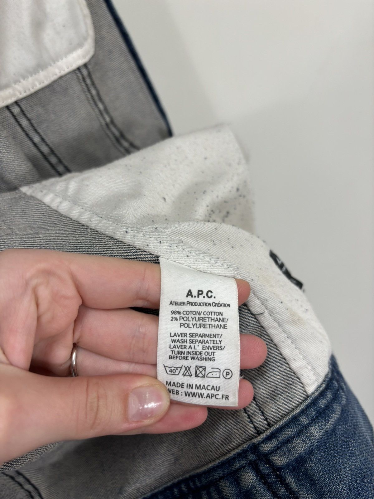 A.P.C. A.P.C. Men’s Type 3 Blue Trucker Denim Jacket Size US M / EU 48-50 / 2 - 13 Thumbnail