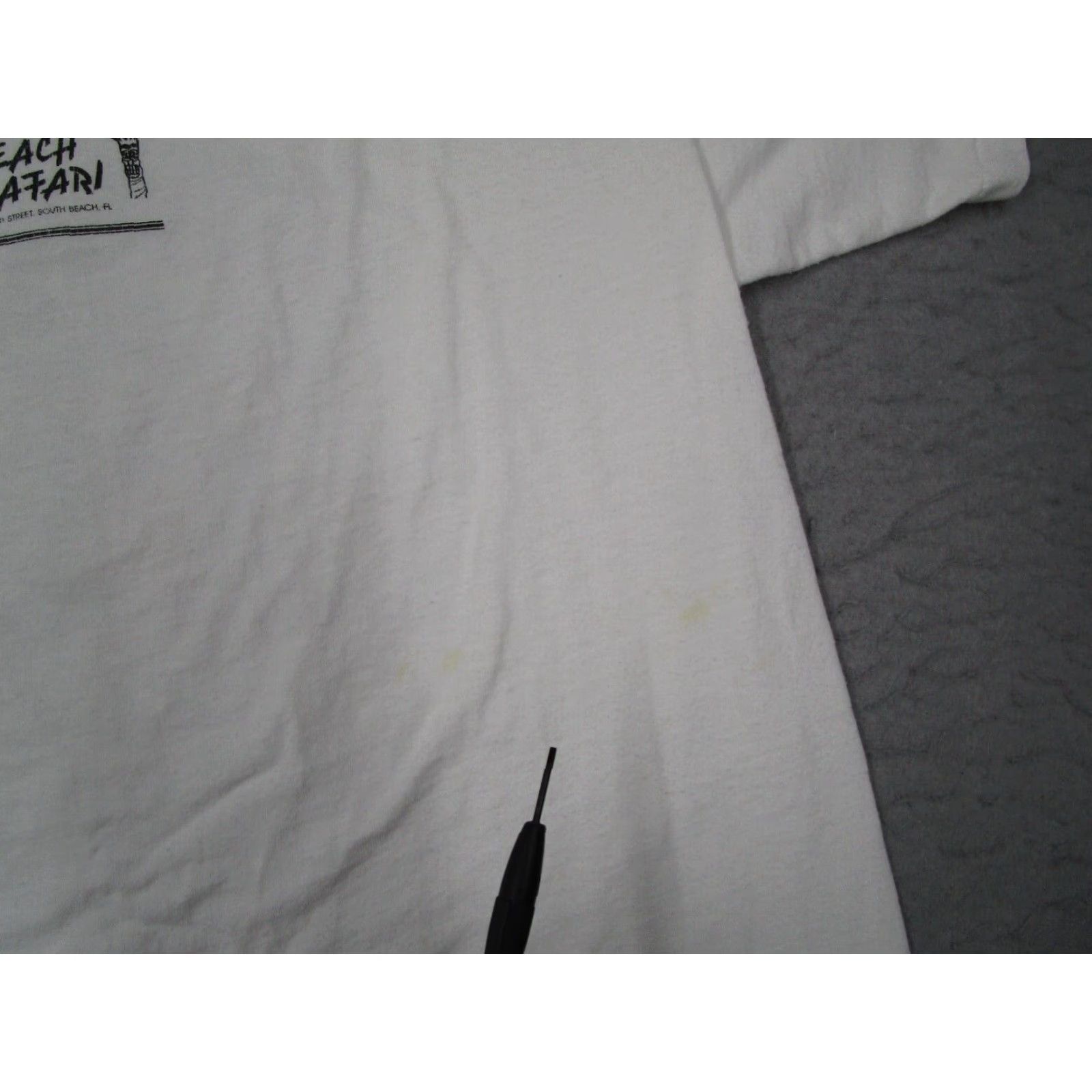 Vintage VINTAGE TSF Sportswear T-Shirt Men Medium White 90s Art Deco South Beach Mens Size US M / EU 48-50 / 2 - 7 Thumbnail