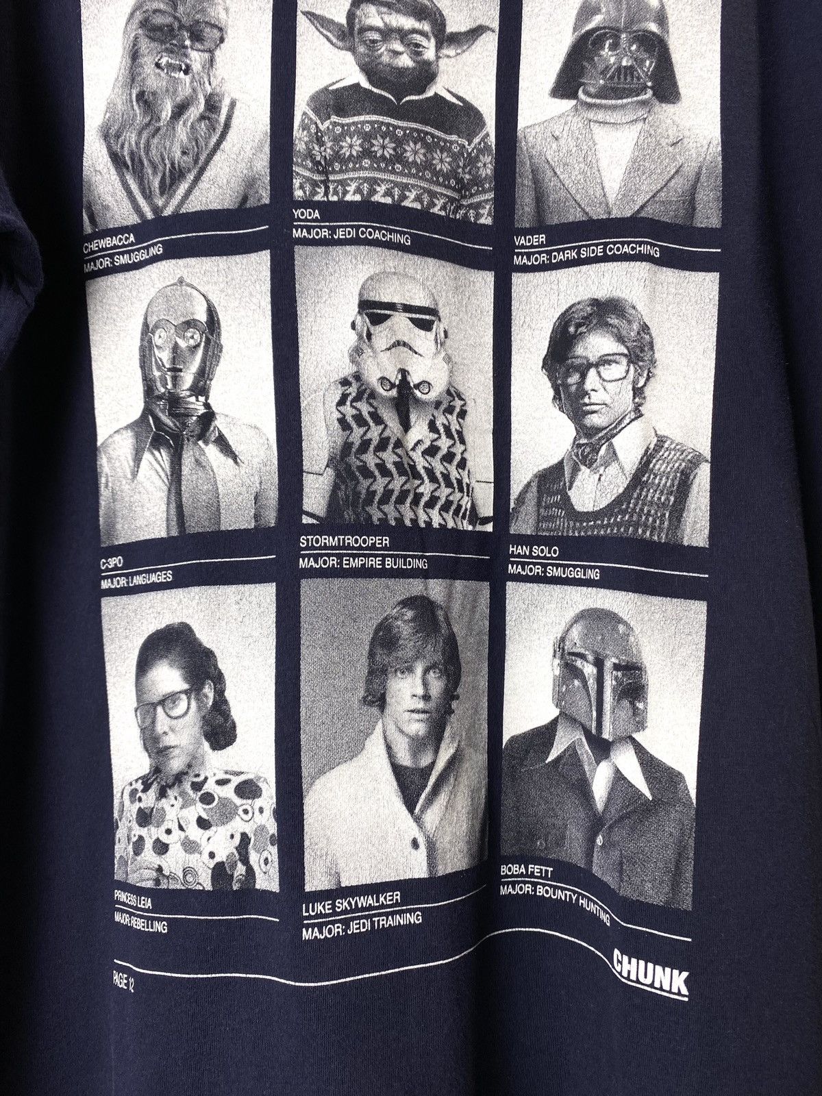 Star Wars Vintage Star Wars Yoda Chunk Movie T Shirt Size US L / EU 52-54 / 3 - 3 Thumbnail