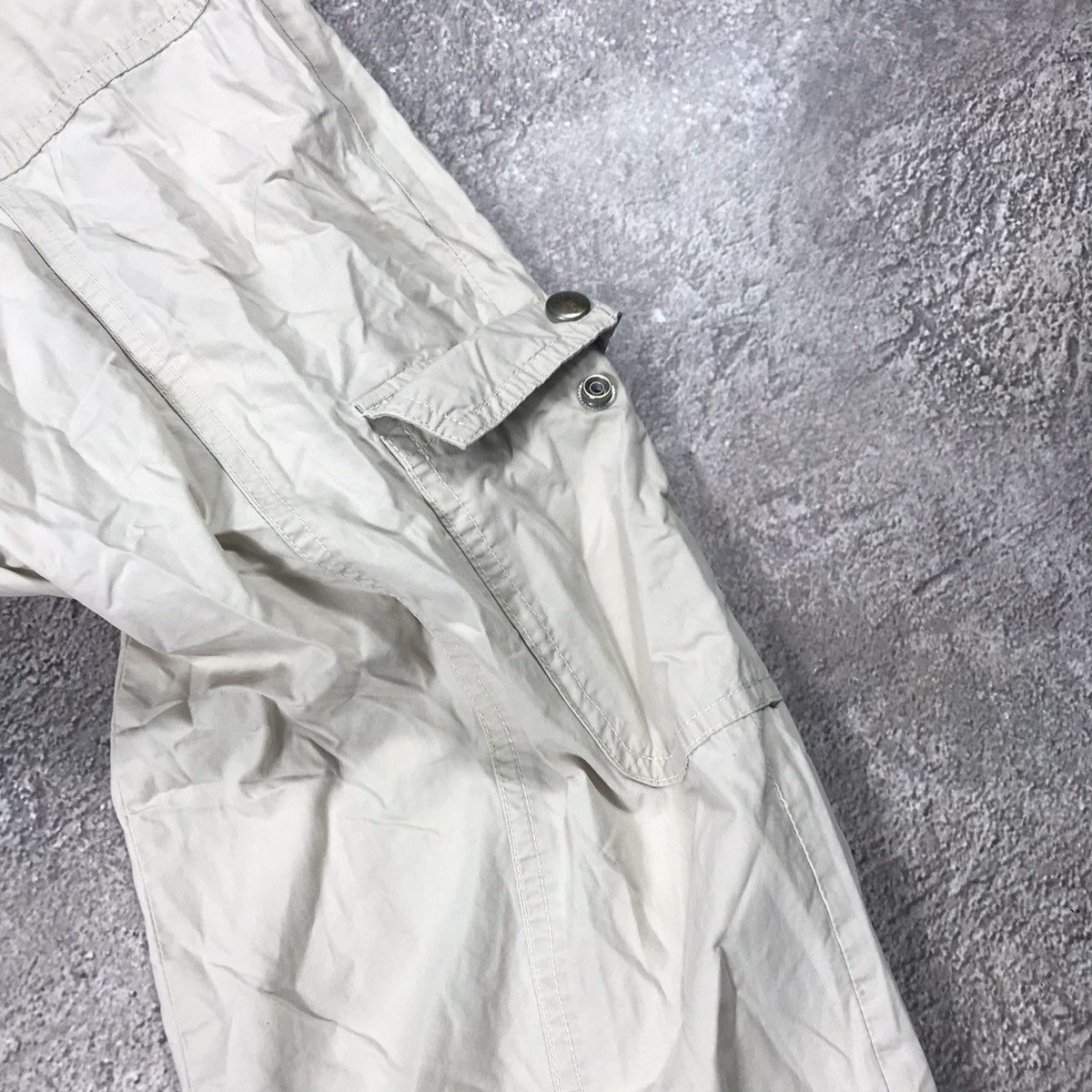Vintage Vintage 90s Baggy Cargo Pants Distressed Parachute Grunge 30 Size 30" / US 8 / IT 44 - 4 Thumbnail