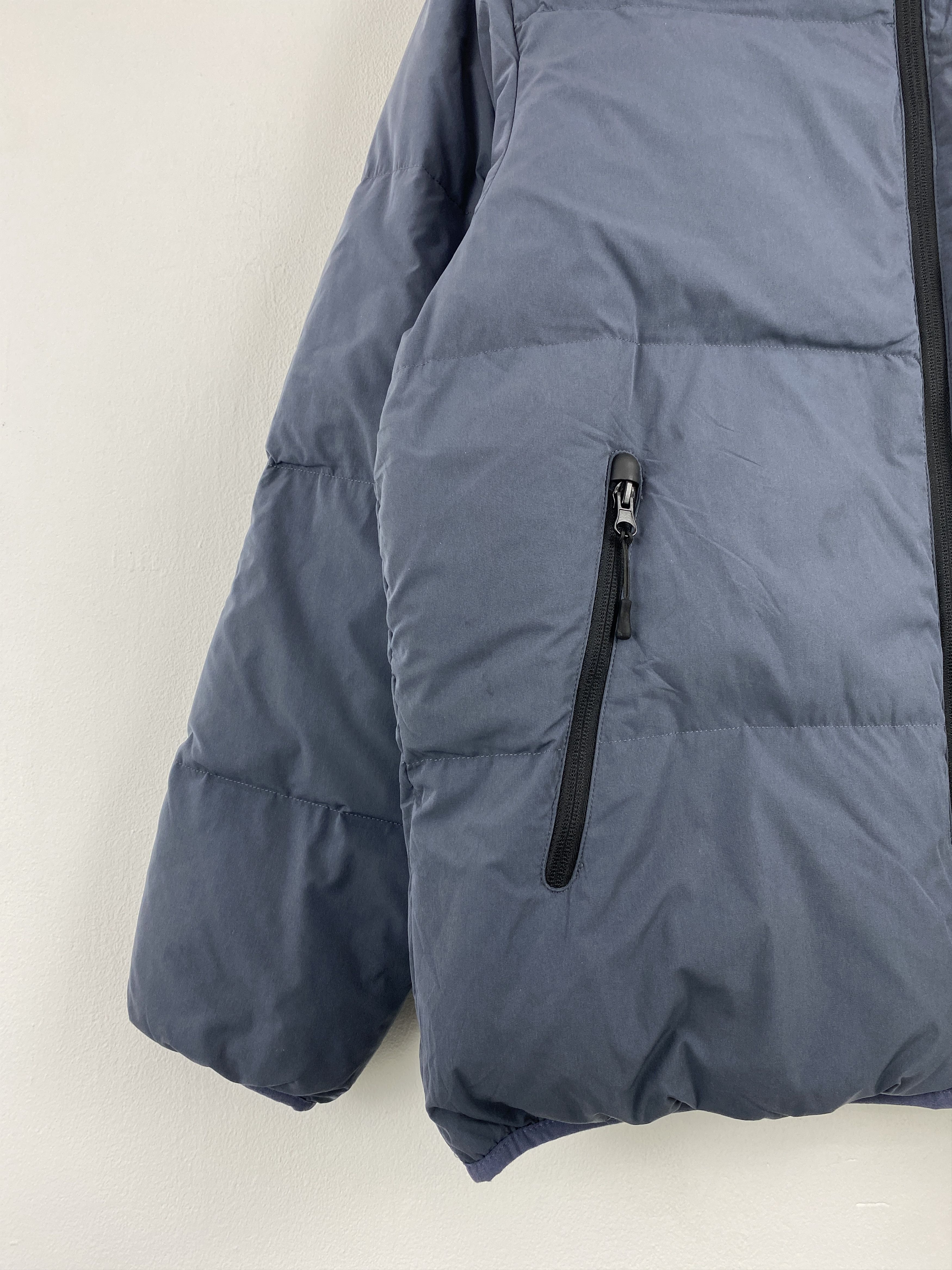GU Vintage Japanese Brand GU Zipper Ups Puffer Jacket JA0090 Size US L / EU 52-54 / 3 - 7 Thumbnail